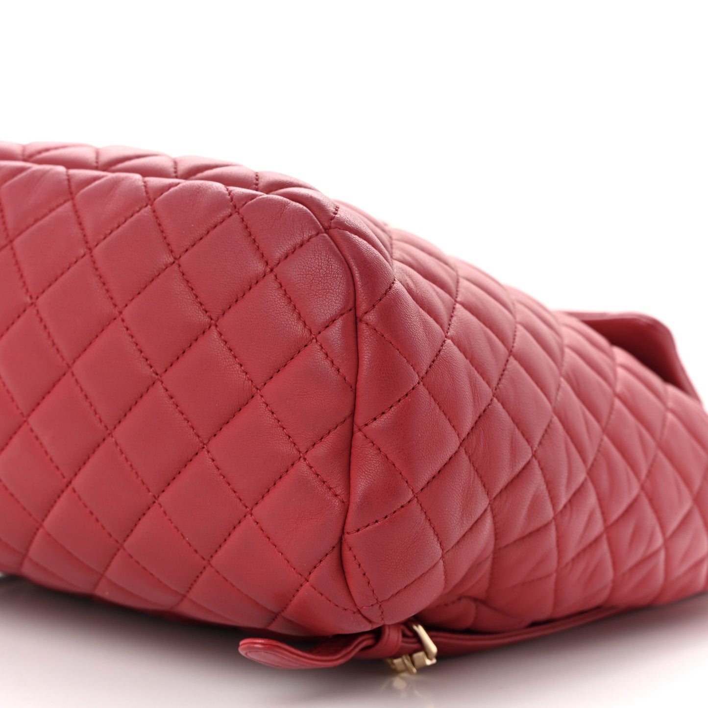 Lambskin Quilted Large Urban Spirit Backpack Red