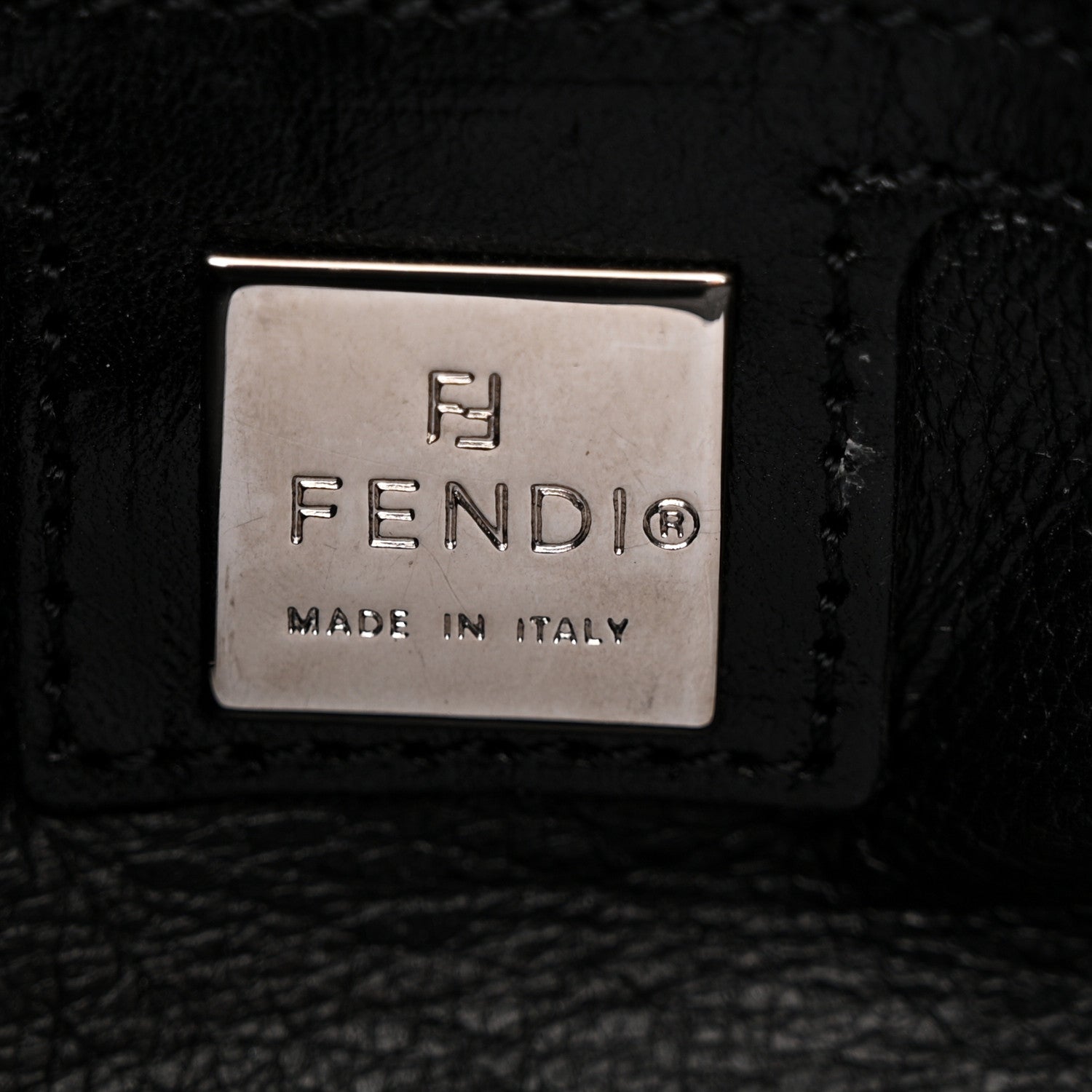 Fendi Wool Zucca Baguette Grey 6 of 13