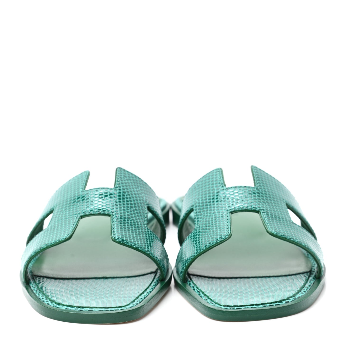 Lizard Oran Sandals 36 Vert Emeraude