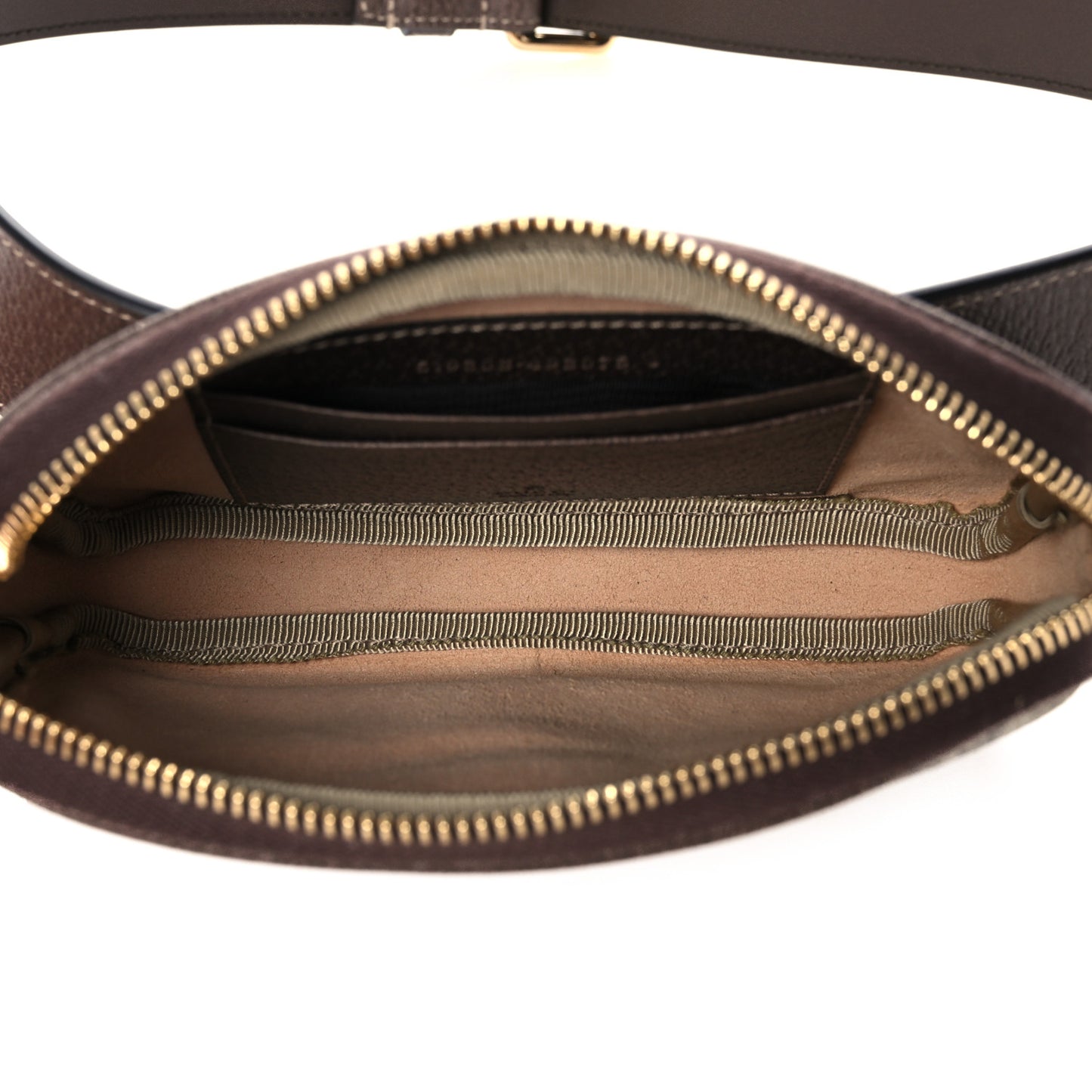 GG Supreme Monogram Ophidia Belted iPhone Case 75 30 Dark Brown