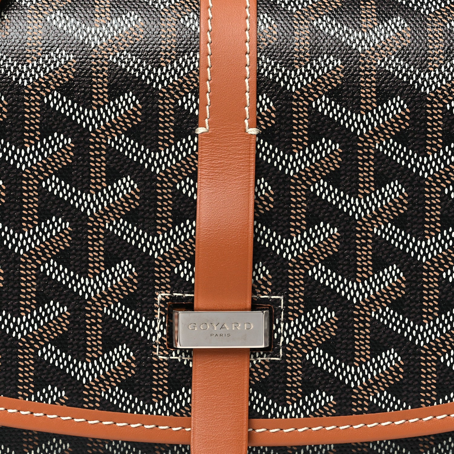 Goyard Goyardine Belvedere II PM Messenger Bag Black Gold 7 of 10