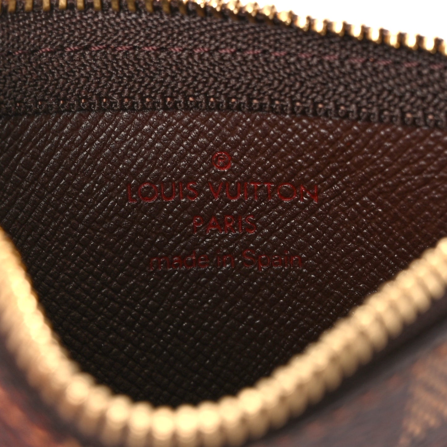 Damier Ebene Key Pouch