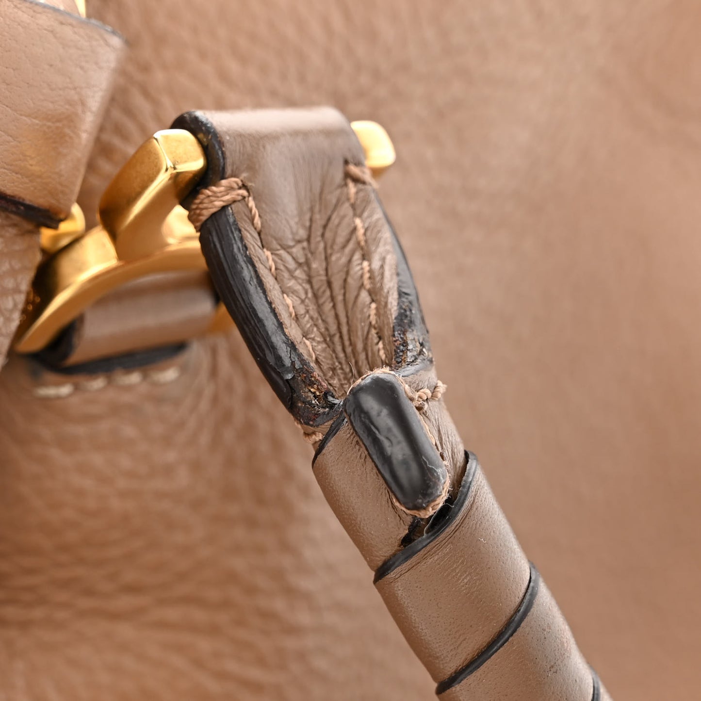 Calfskin Mini Marcie Satchel Nut