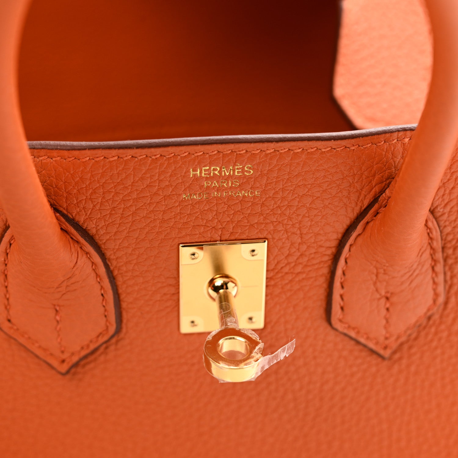 Hermes Togo Birkin 25 Orange 7 of 11