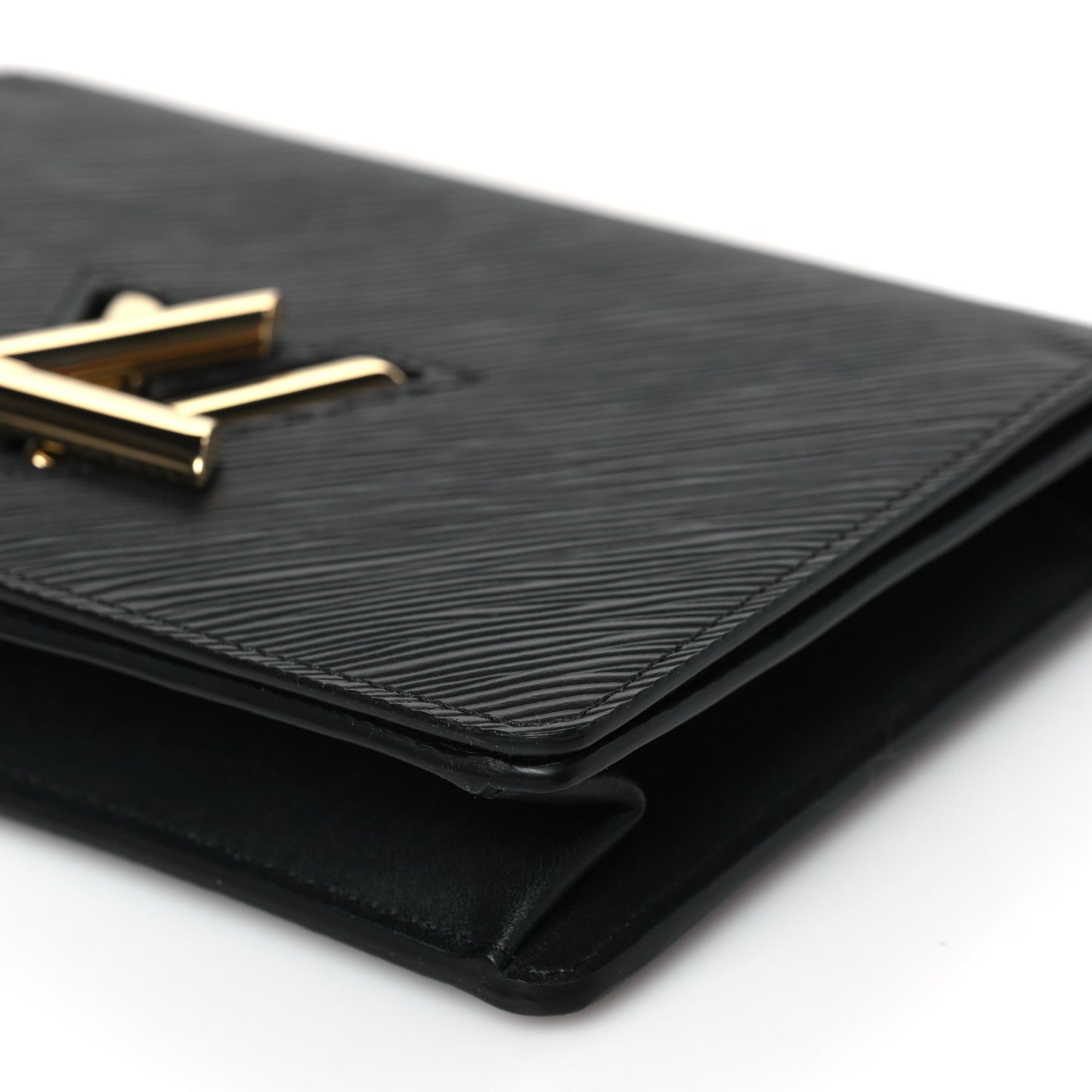 Epi Twist Belt Chain Wallet Black