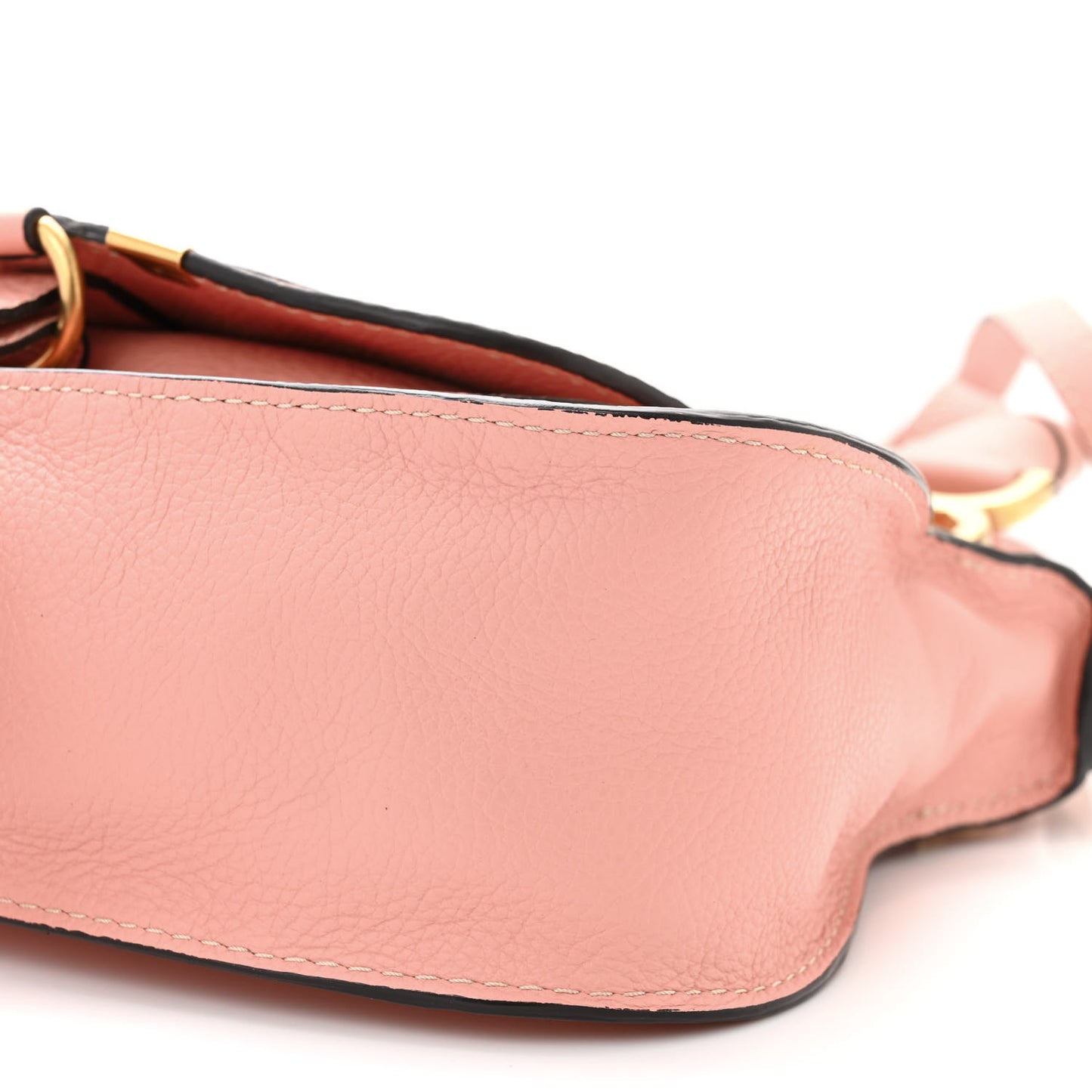 Calfskin Small Marcie Satchel Fallow Pink