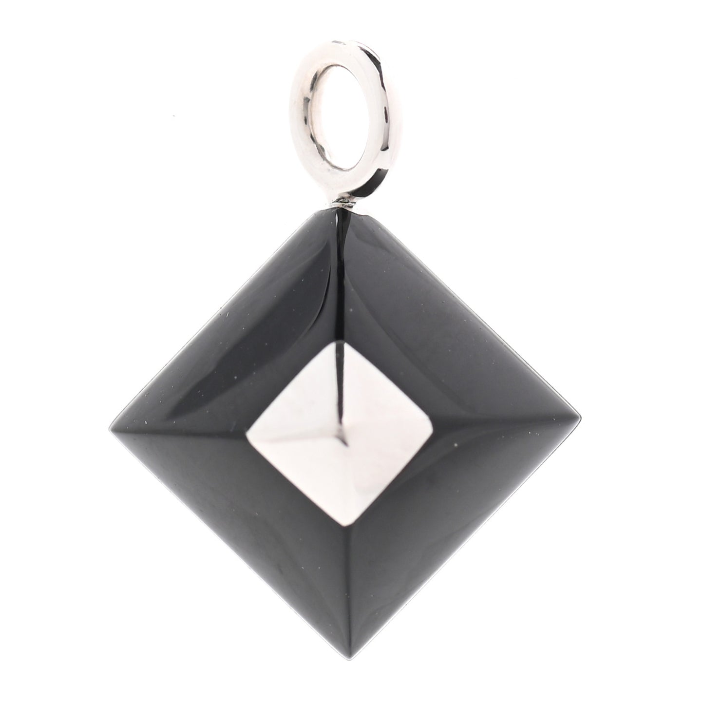 Palladium Medor Folk Pendant Charm Black