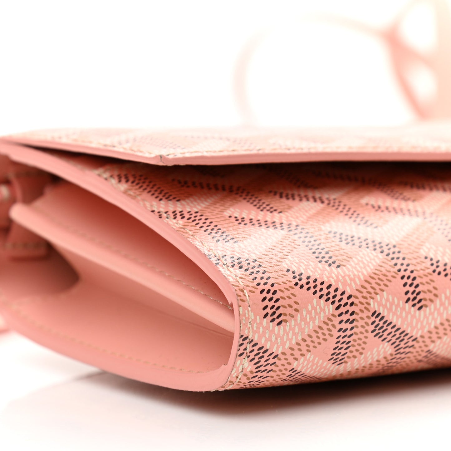 Goyardine Varenne Continental Wallet Pink