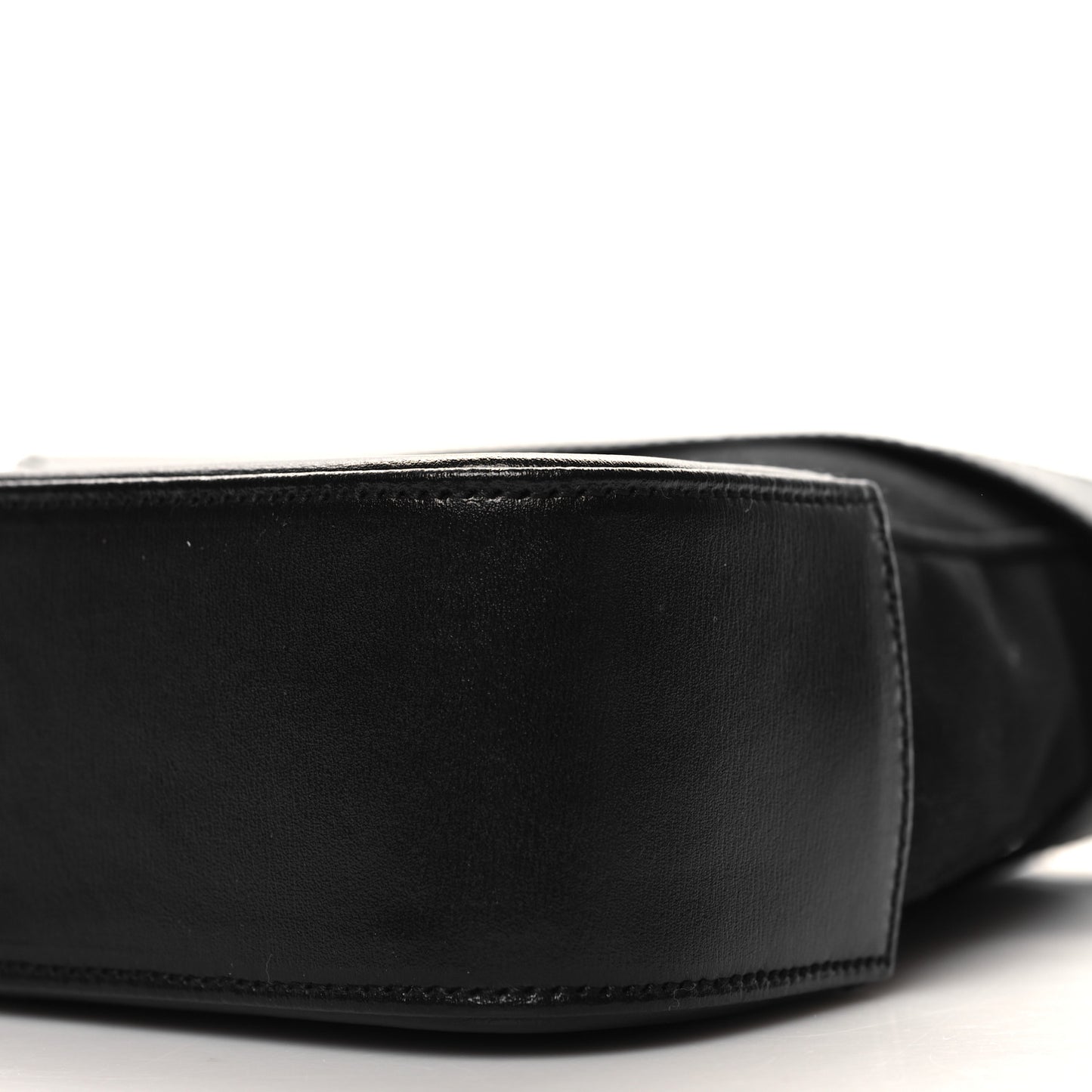 Calfskin Cut Out Top Handle Black