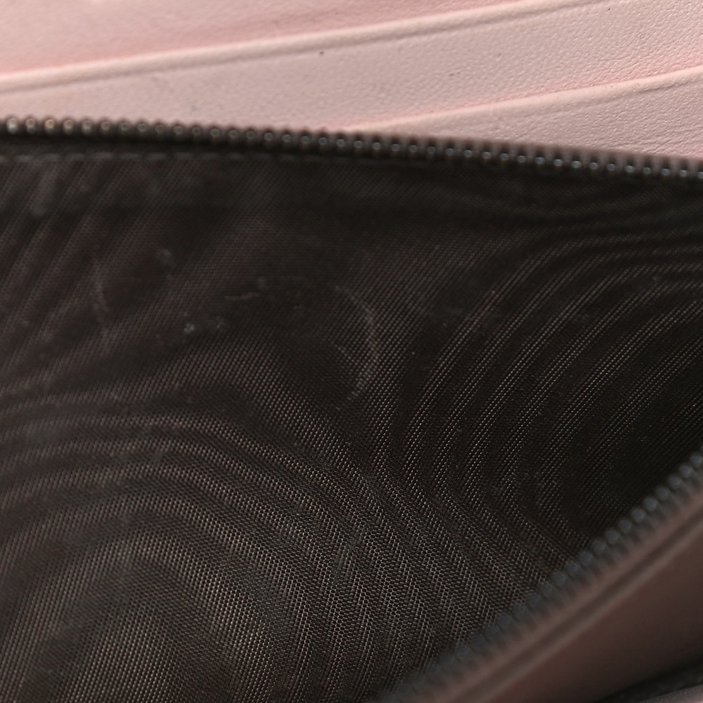 Nappa Intrecciato Zip Around Wallet Petal Pink