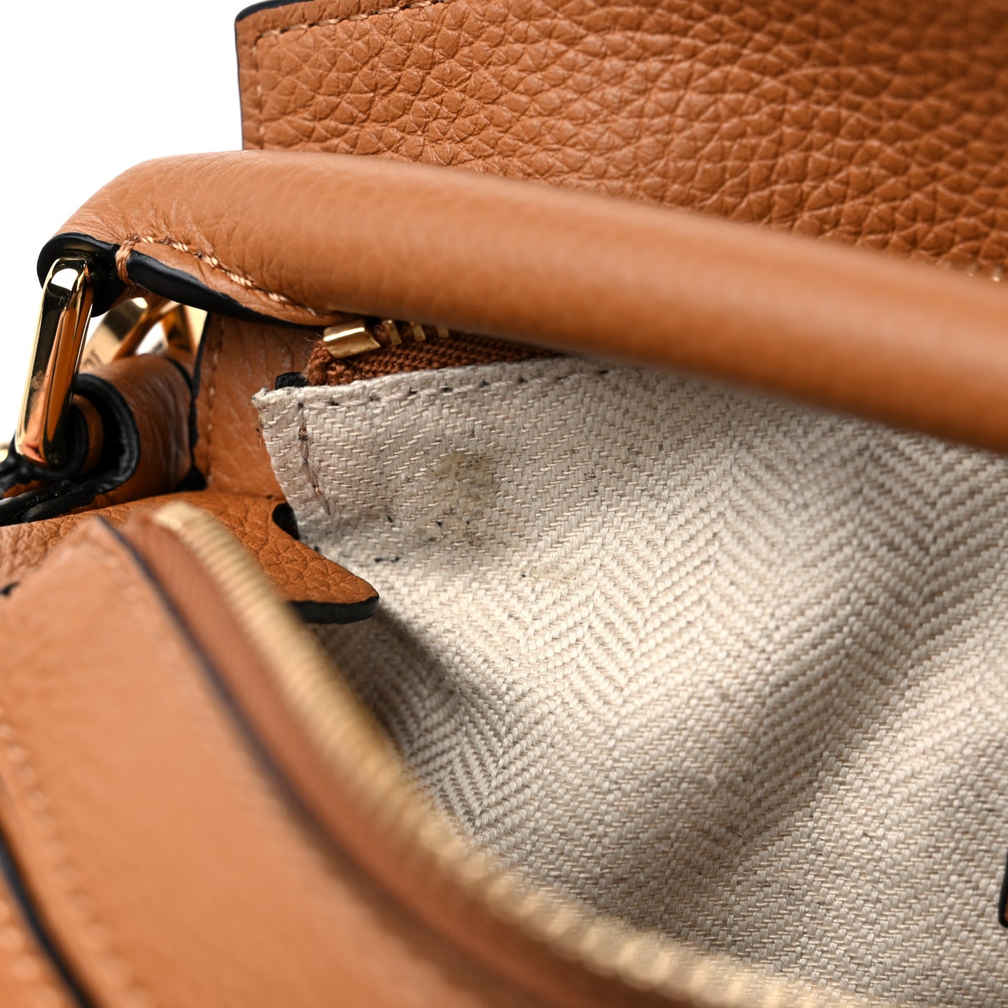 Calfskin Mini Puzzle Bag Light Caramel