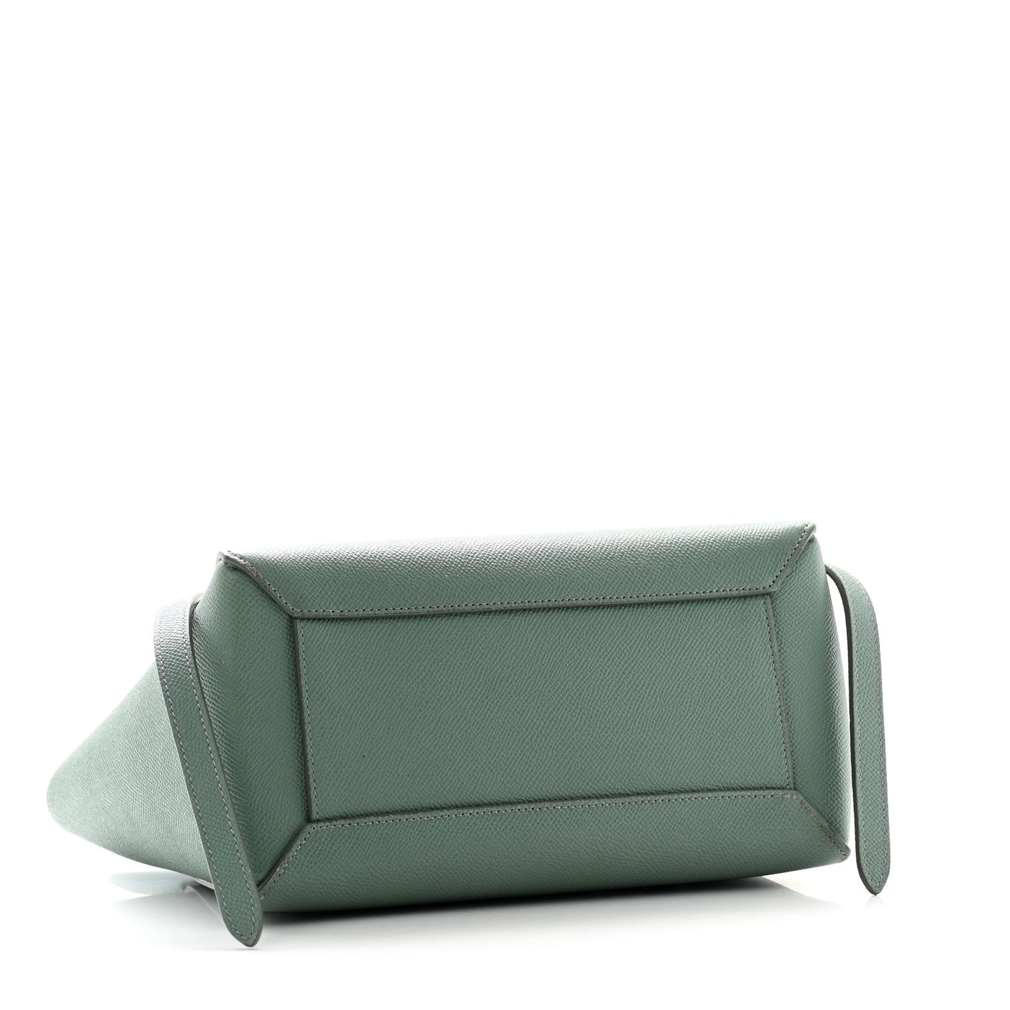 Grained Calfskin Micro Belt Bag Celadon
