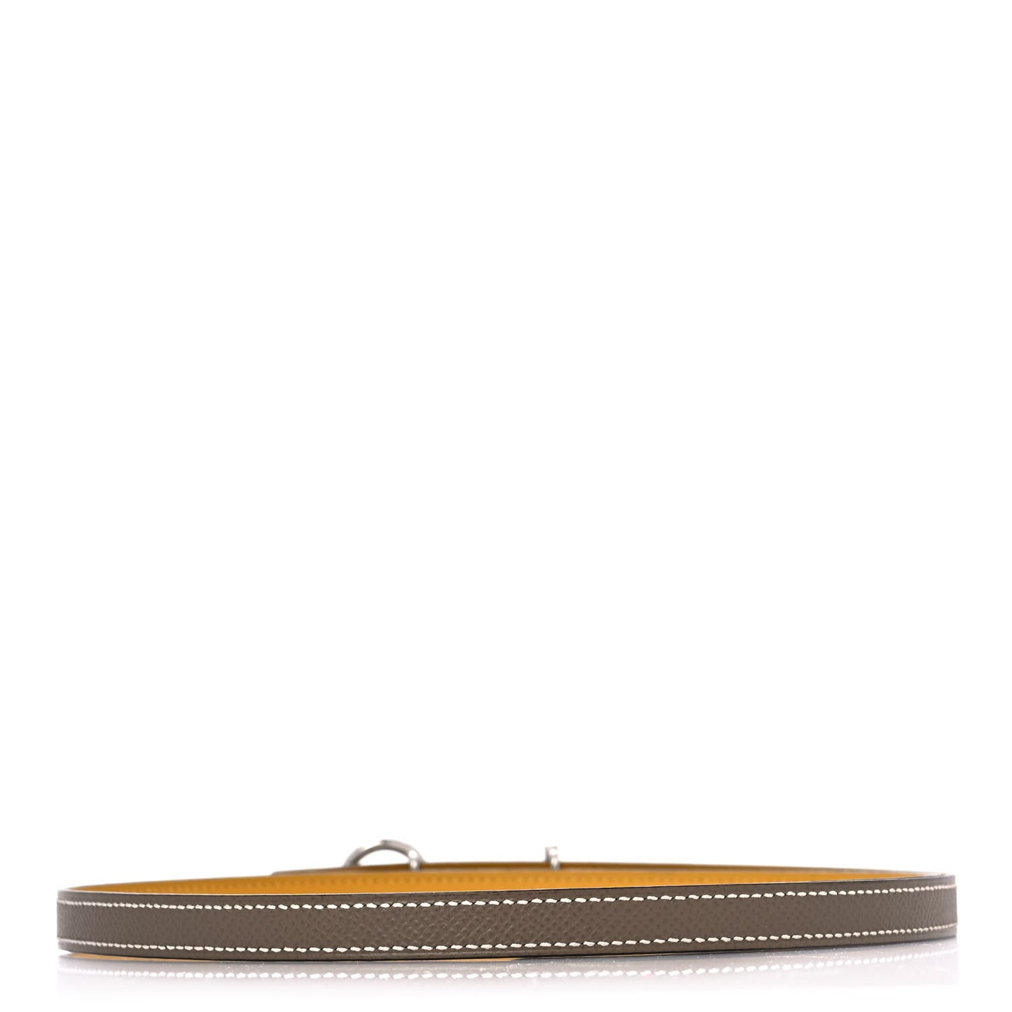 Epsom Swift Carrousel 13mm Belt 80 Etoupe Jaune Ambre