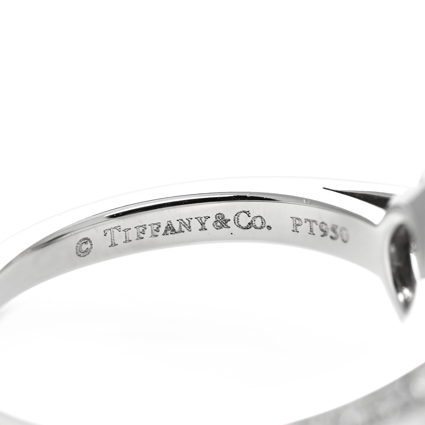 Platinum Diamond .21ctw Circlet Engagement Ring 51 5.25