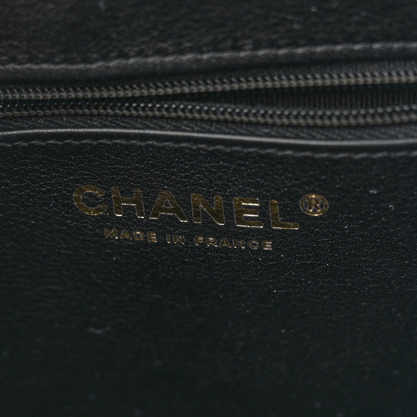 Shiny Aged Calfskin Quilted Nano Kelly Shopper Black