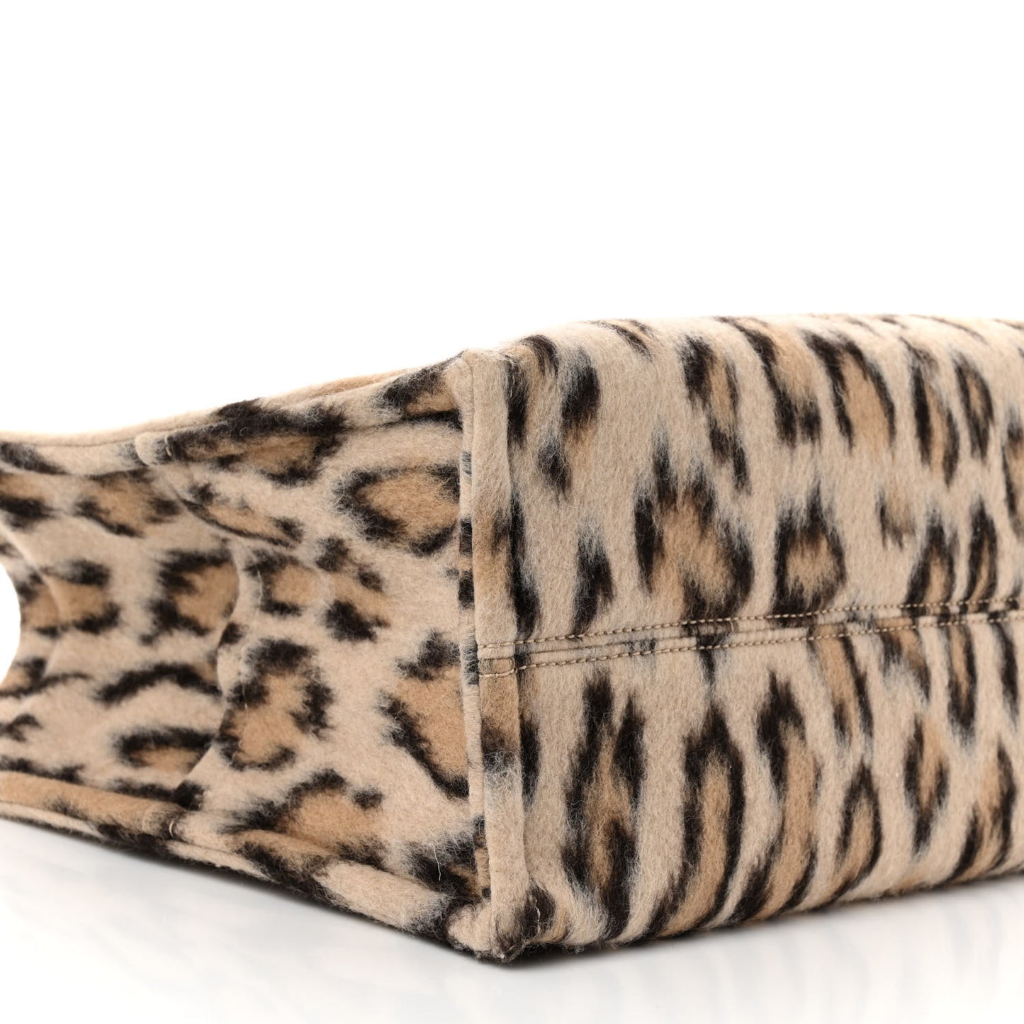 Textile Canvas Triomphe Large Cabas Thais Leopard