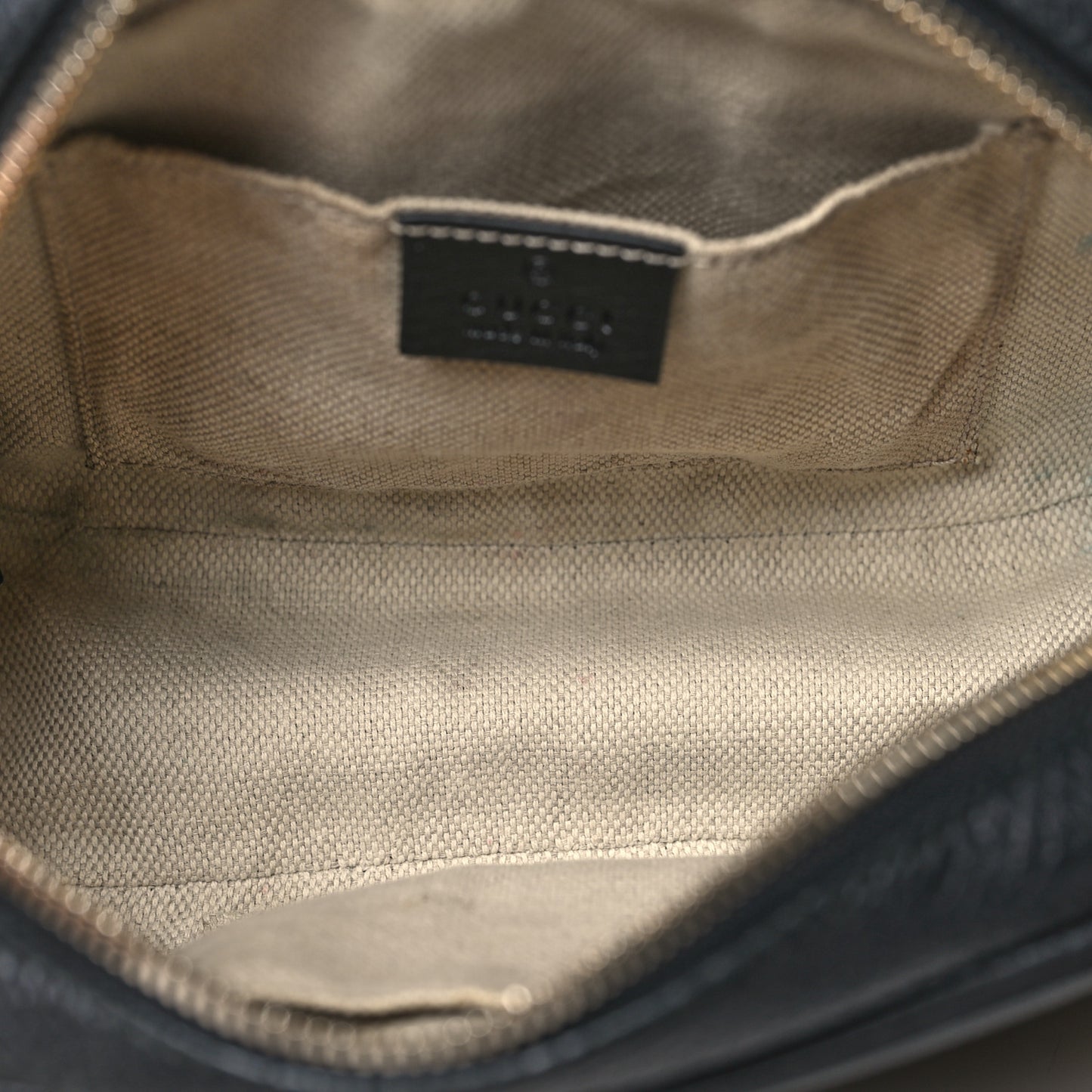 Pebbled Calfskin Small Soho Disco Bag Black