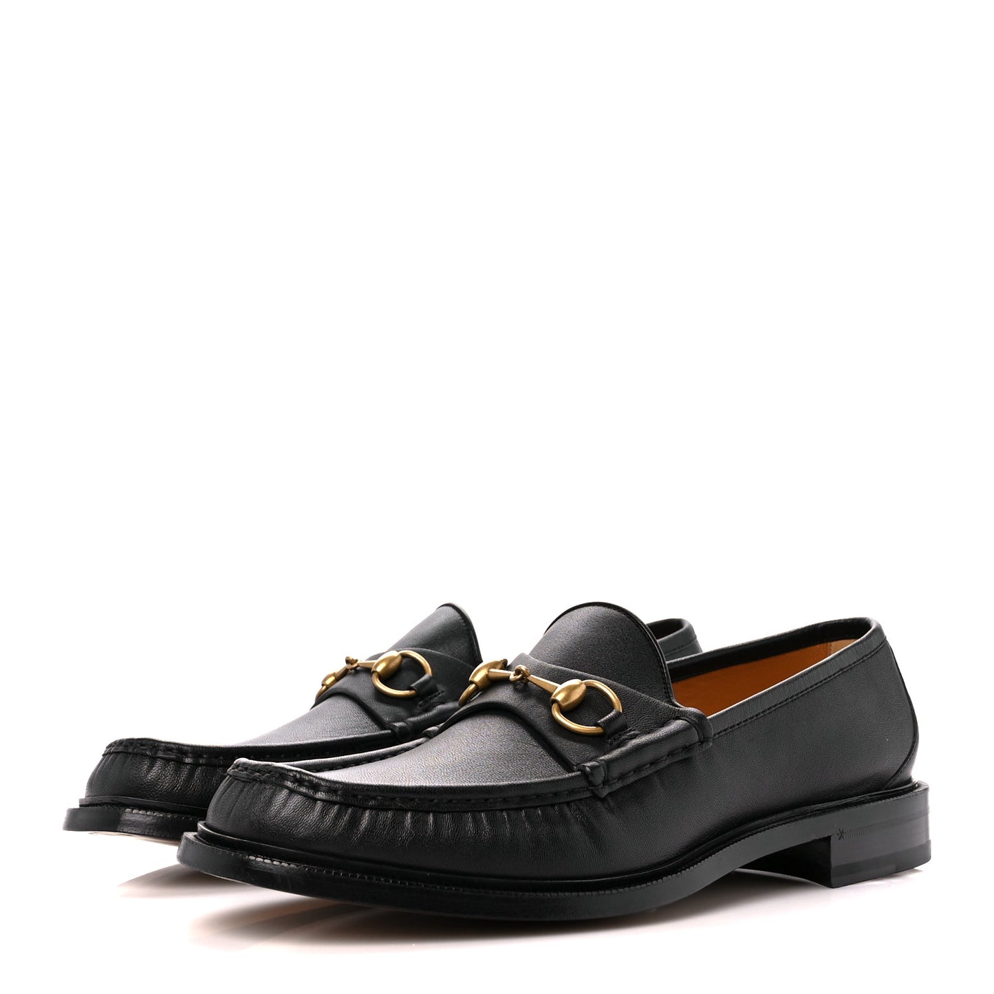 Mandala Goatskin Mens Horsebit Loafers 11 Black