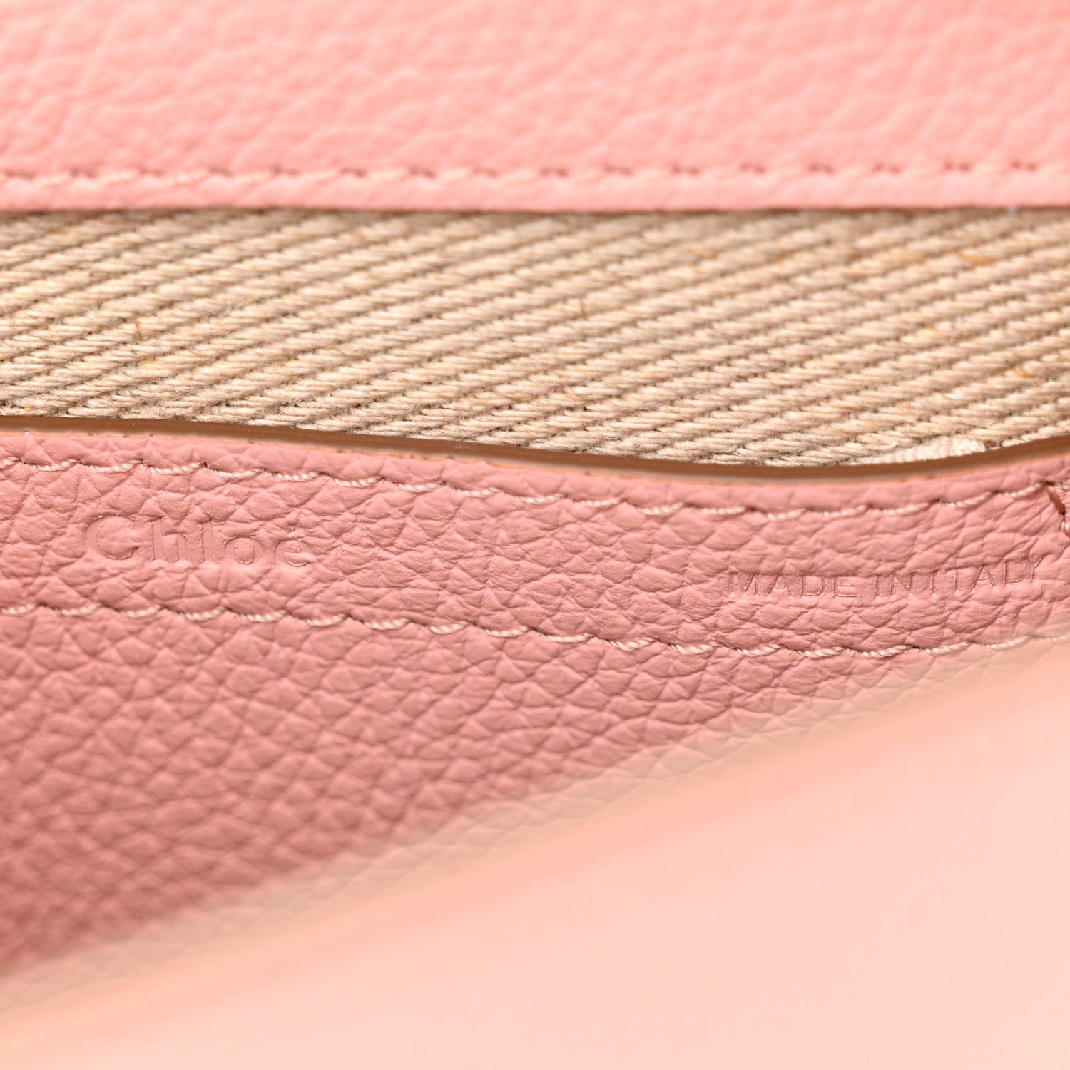 Chloe Grained Calfskin Small Marcie Saddle Bag Blossom Pink 6 of 9