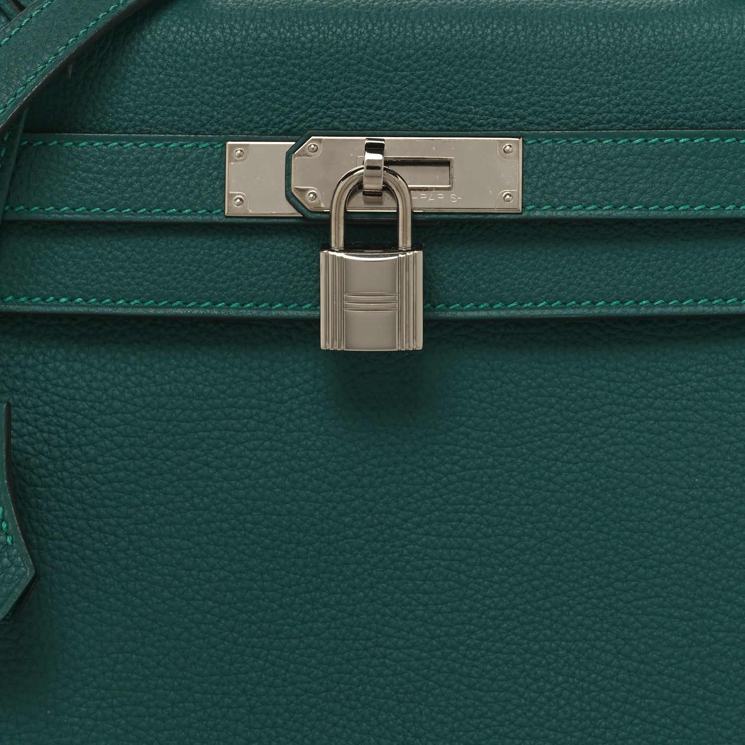 Hermes Togo Evercolor Box Kelly Retourne 28 Malachite Bleu Zanzibar Black 8 of 12