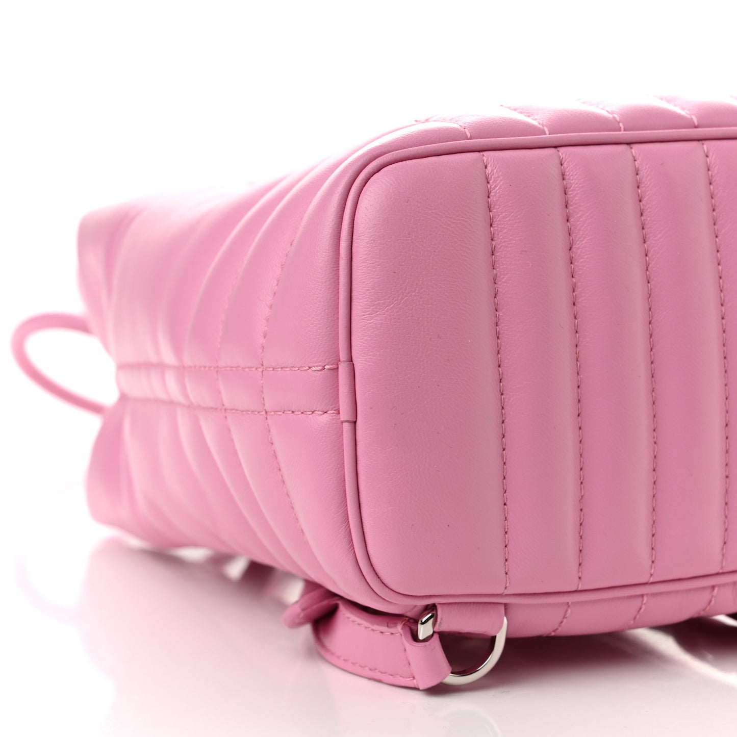 Lambskin Quilted Mini Lola Backpack Primrose Pink