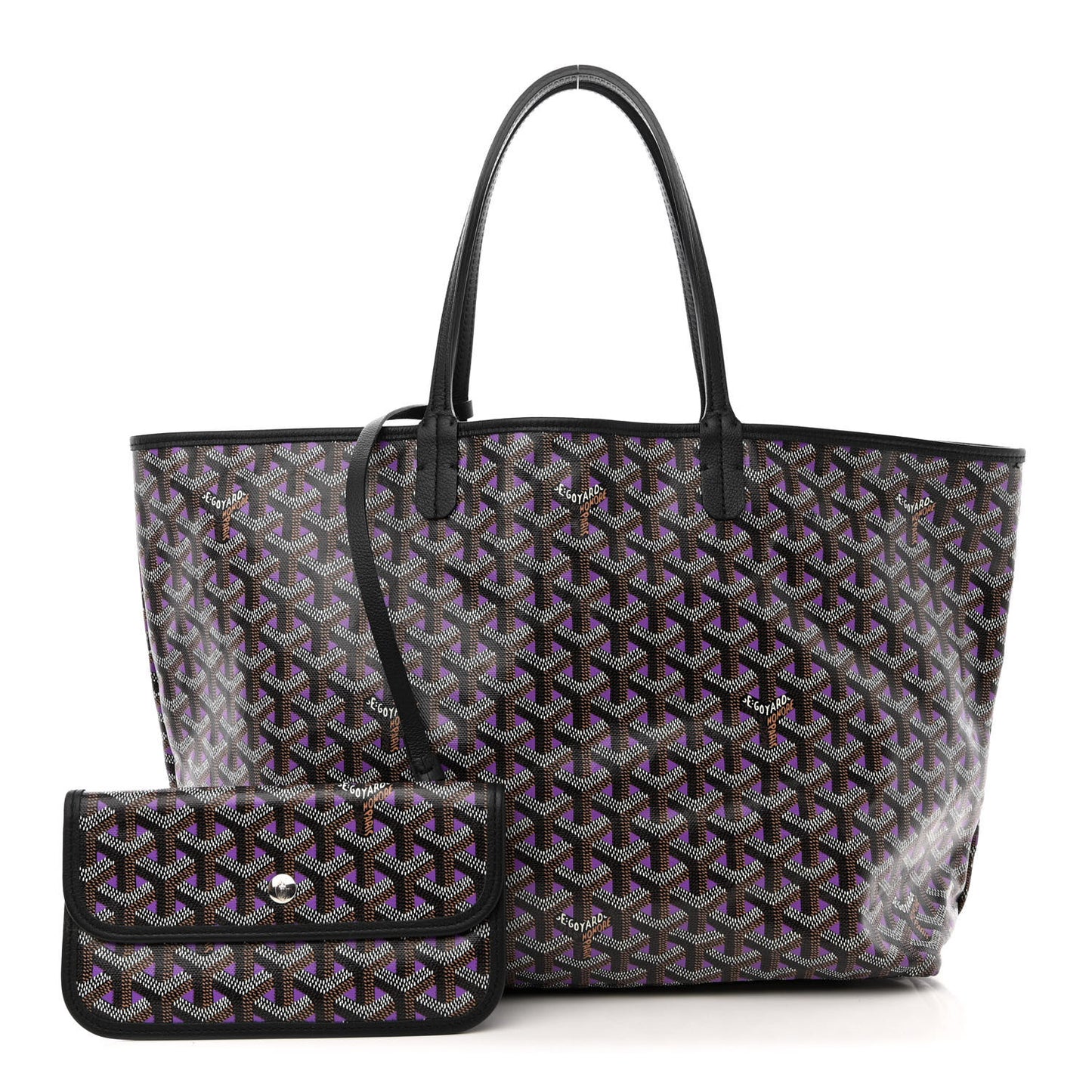 Goyardine Saint Louis Claire Voie PM Black Violet