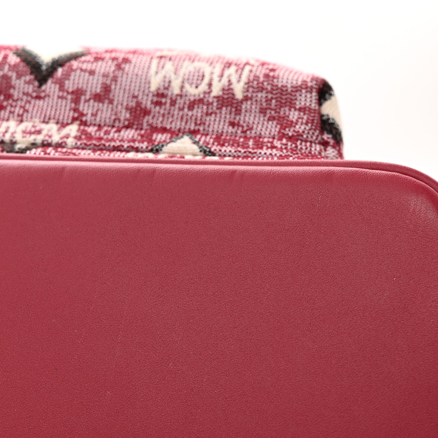 Vintage Jacquard Monogram Mini Backpack Red