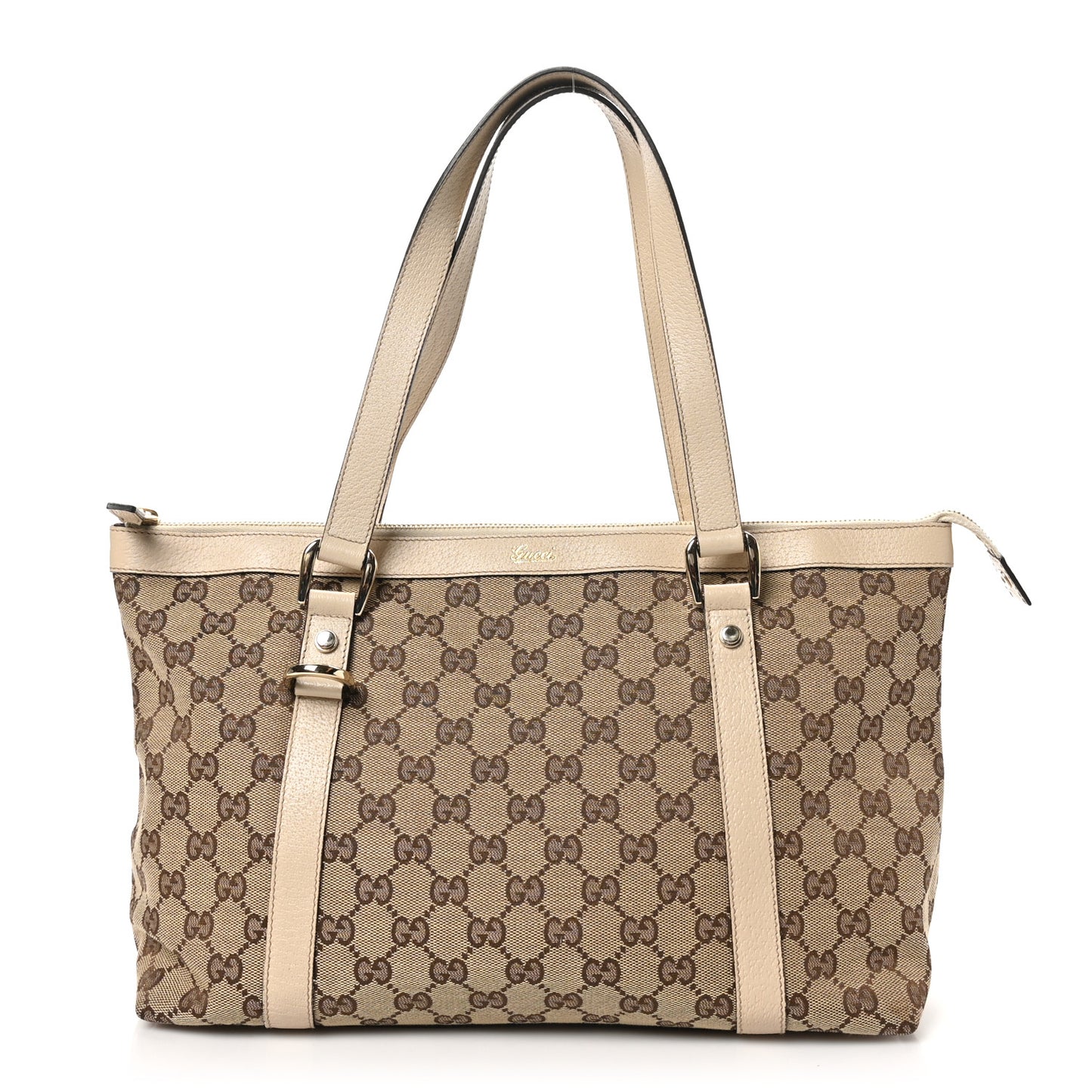Monogram Medium Abbey Tote Off White