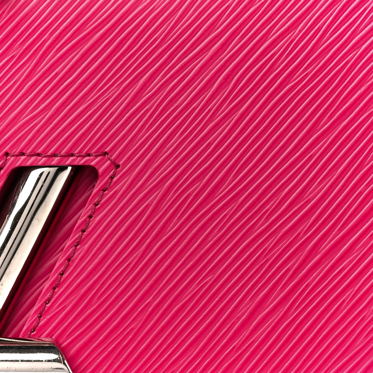 Epi Twist Shoulder Bag MM Hot Pink