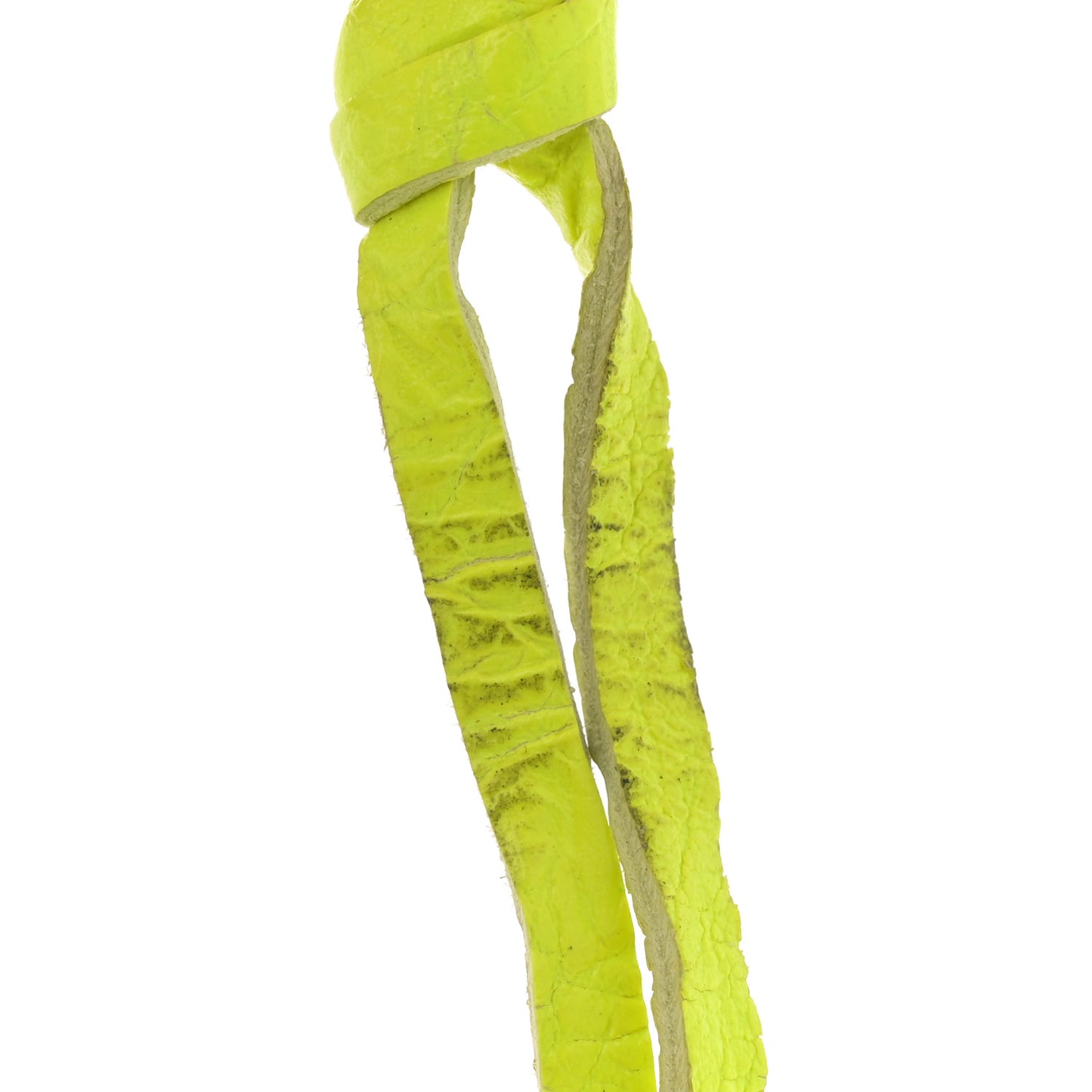 Agneau Arena Le Cagole Chain Shoulder Bag XS Fluo Yellow