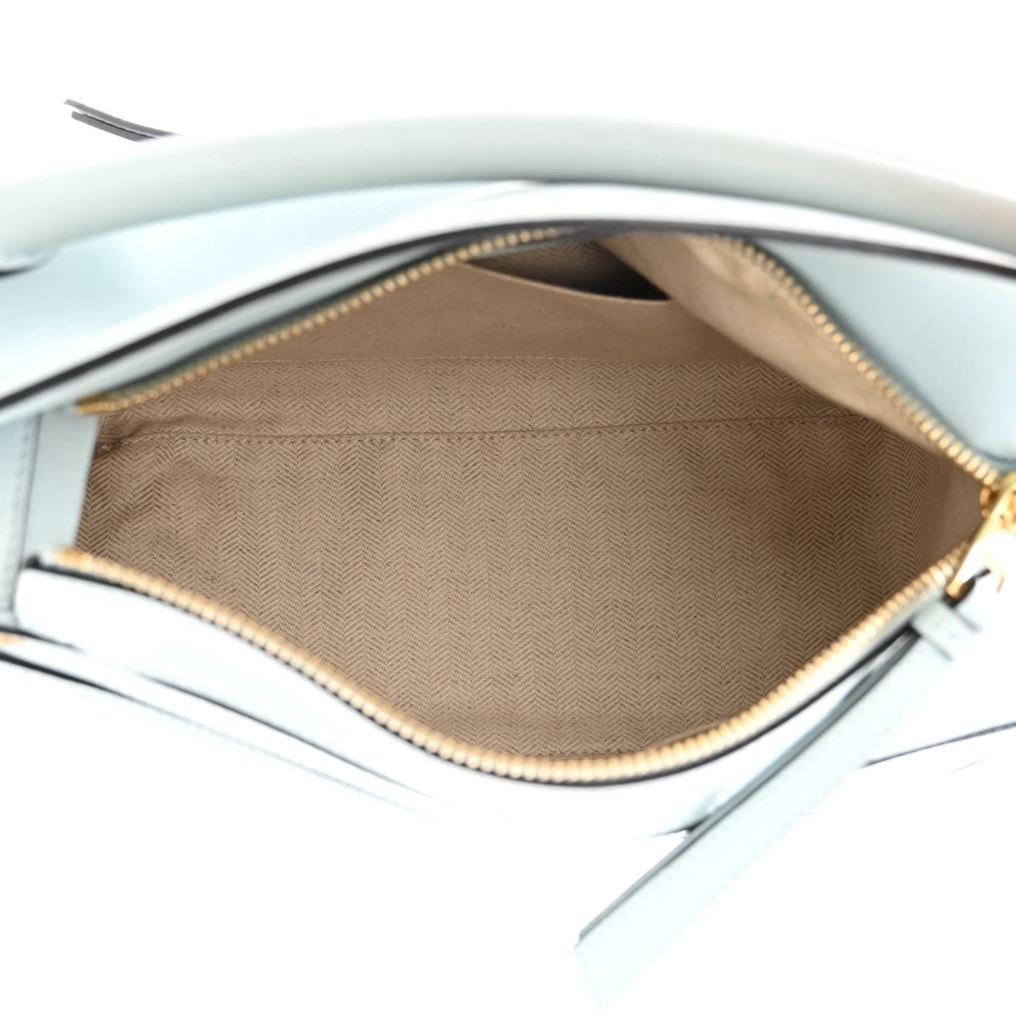 Calfskin Small Puzzle Bag Light Blue