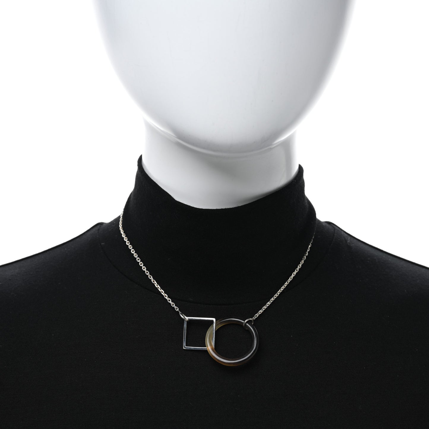 Sterling Silver Buffalo Horn Osmose Necklace
