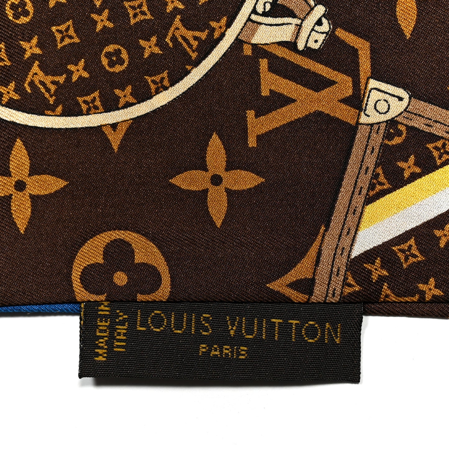 Silk Monogram Trunks Bandeau