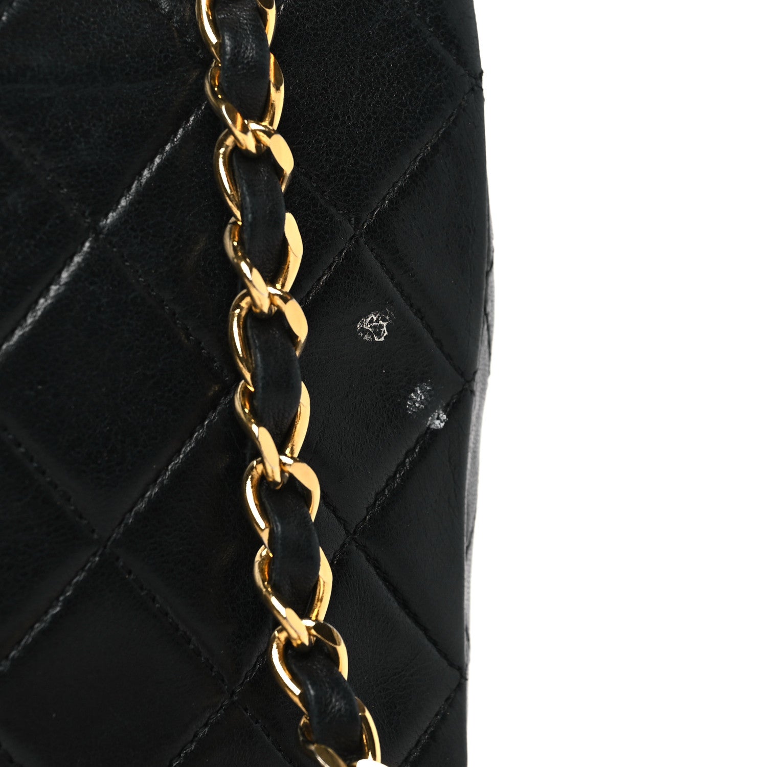 Chanel Lambskin Quilted Small Single Flap Black 12 of 15