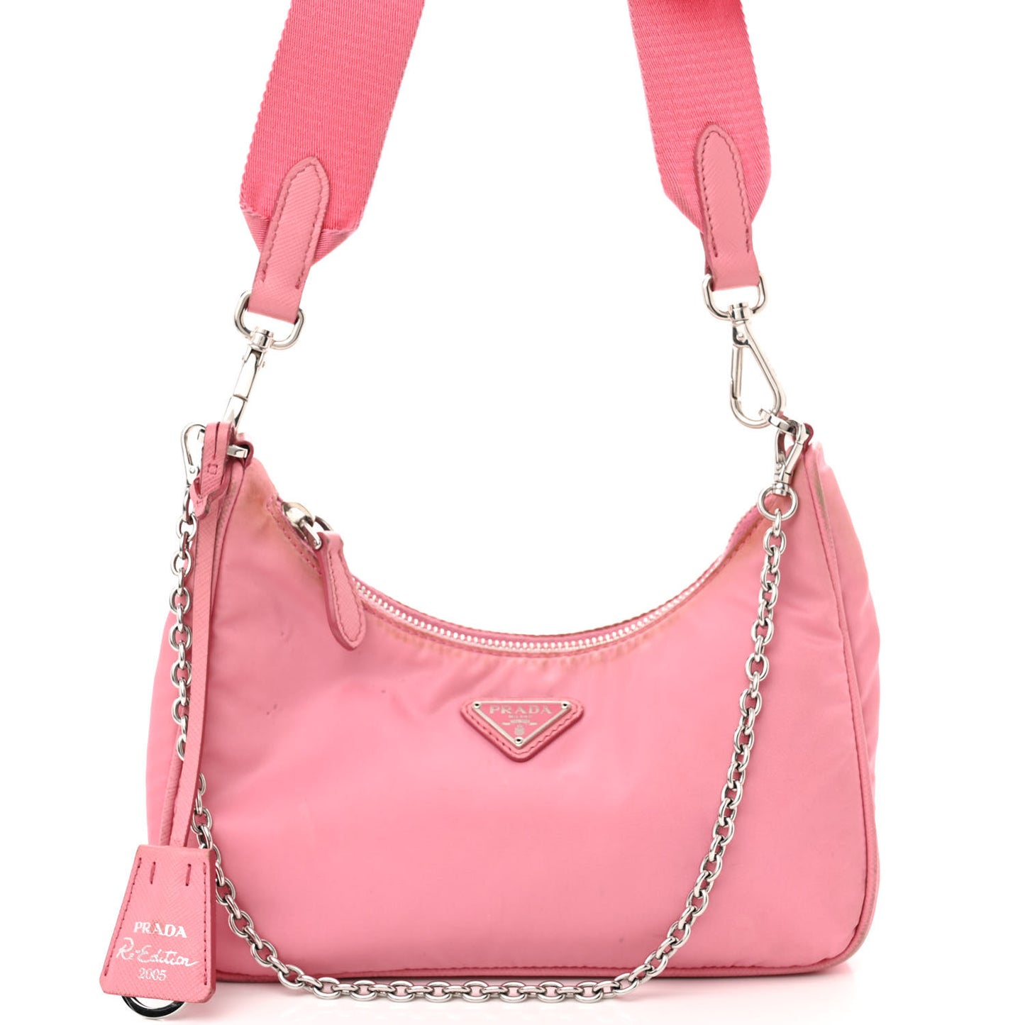 Nylon Re-Edition 2005 Shoulder Bag Begonia