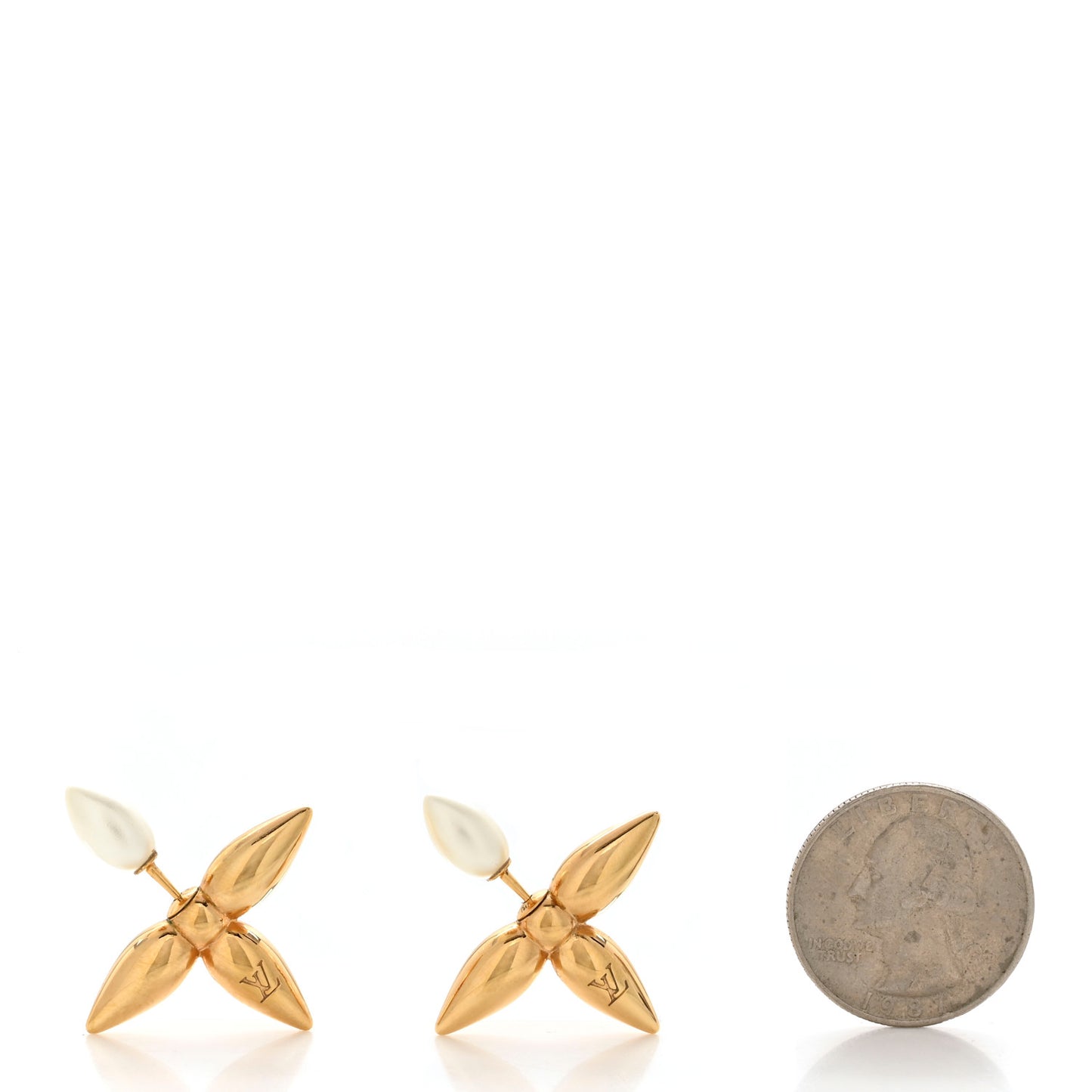 Pearl Louisette By Night Earrings Gold