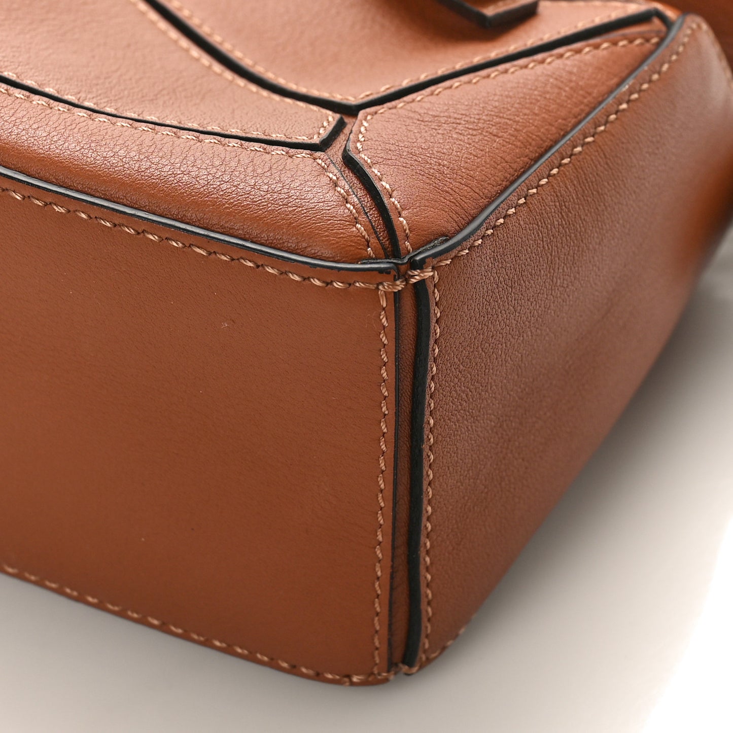 Calfskin Mini Puzzle Bag Tan