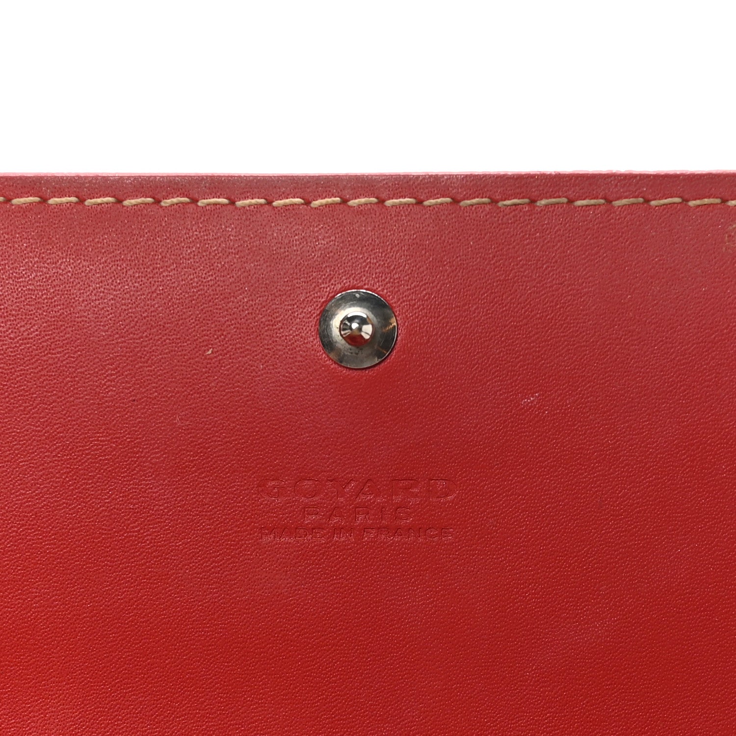 Goyard Goyardine Varenne Long Wallet Red 7 of 8