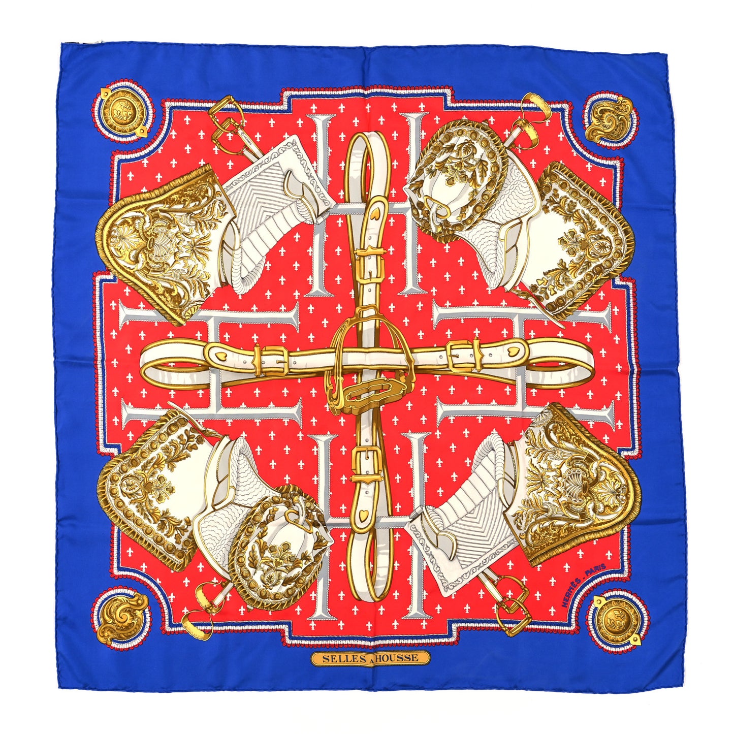 Silk Selles A Housse Scarf 90