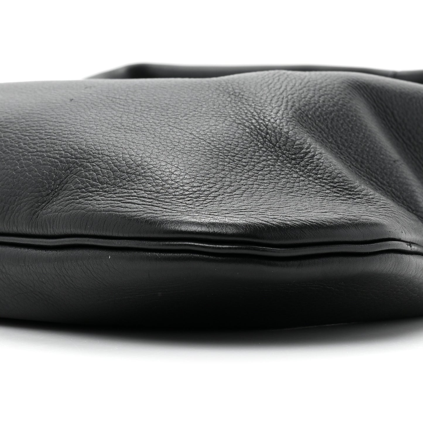 Grained Calfskin Small Everyday Shoulder Bag Black
