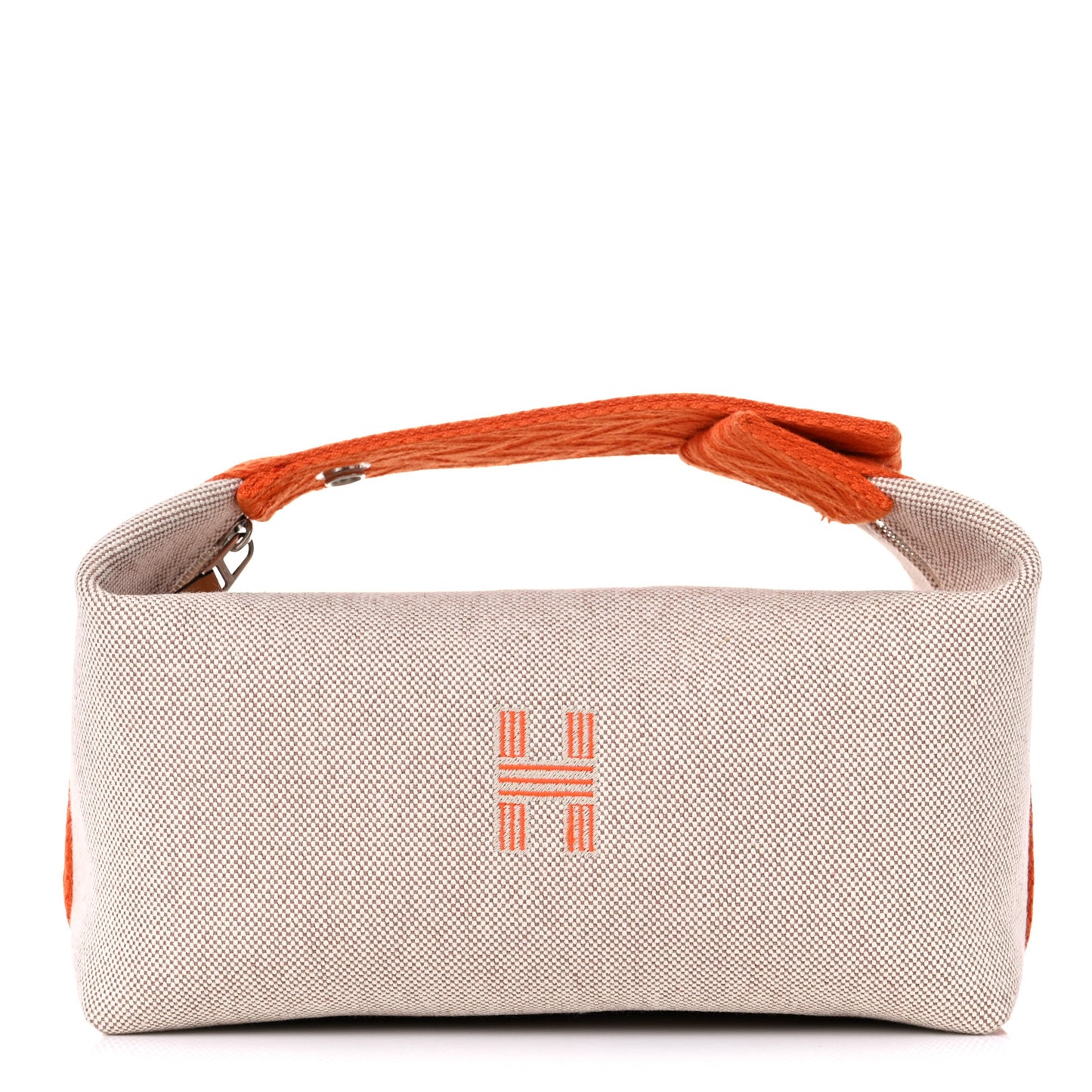 Canvas Small Bride-A-Brac Pouch Natural Orange