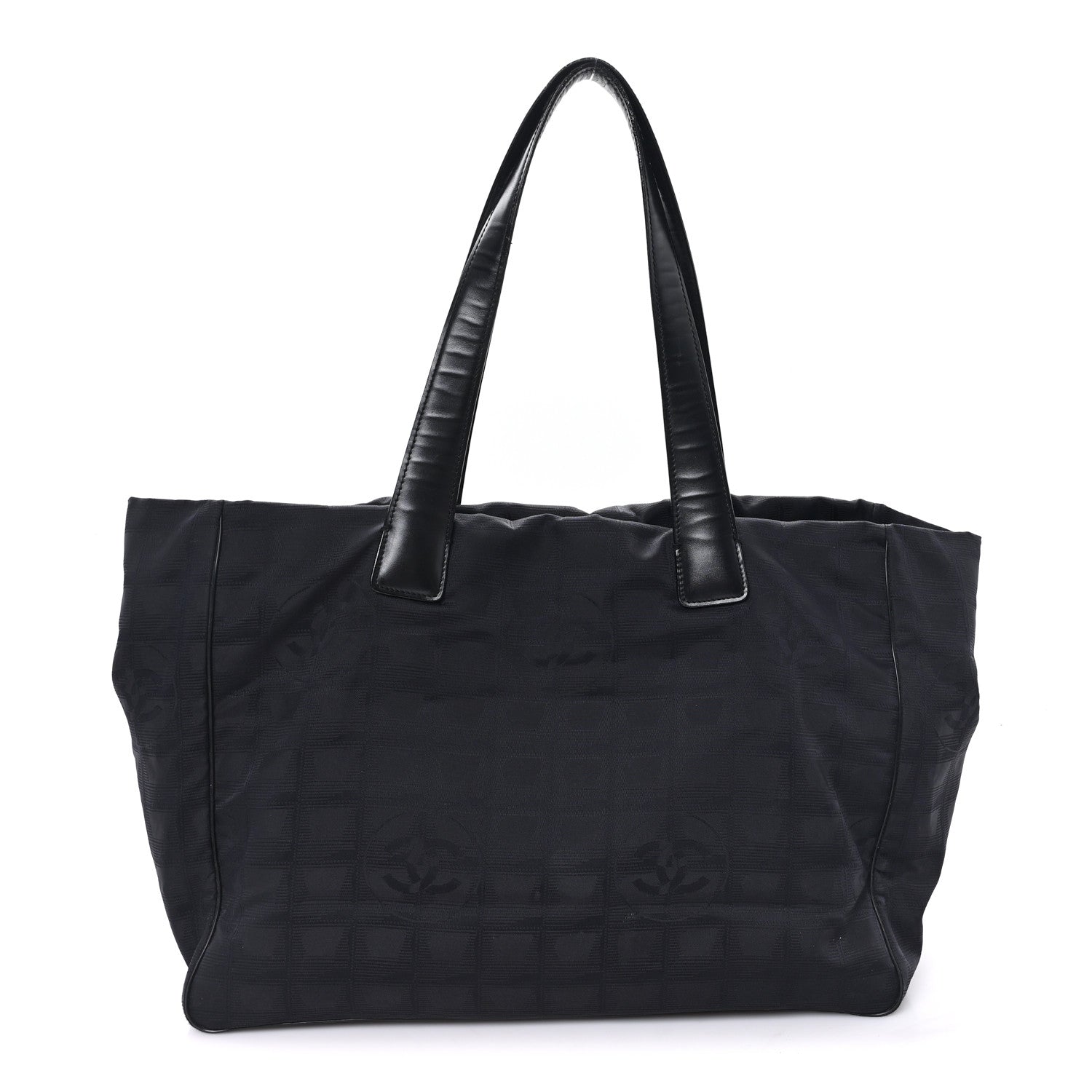 chanel travel tote bag Chanel Nylon Medium Travel Tote Black 1856007 – FASHIONPHILE