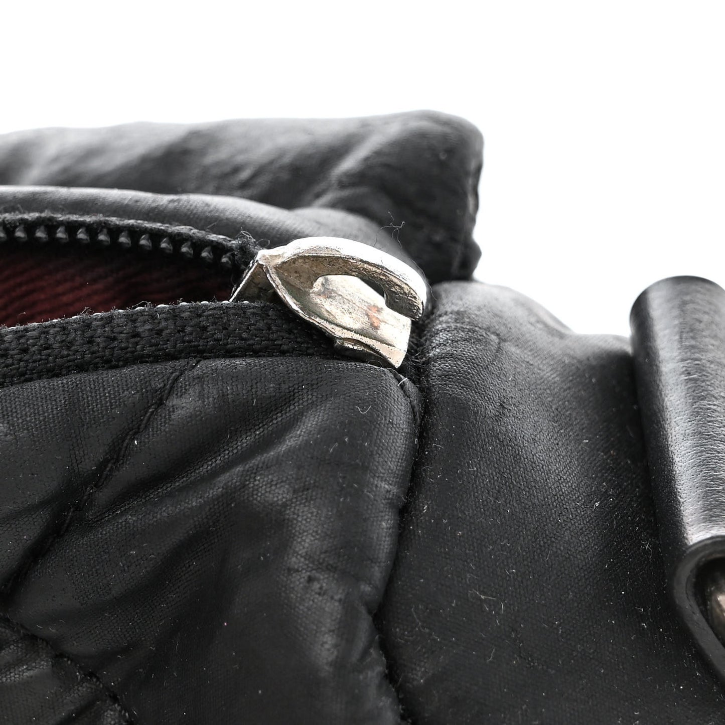Nylon Quilted Coco Cocoon Messenger Black