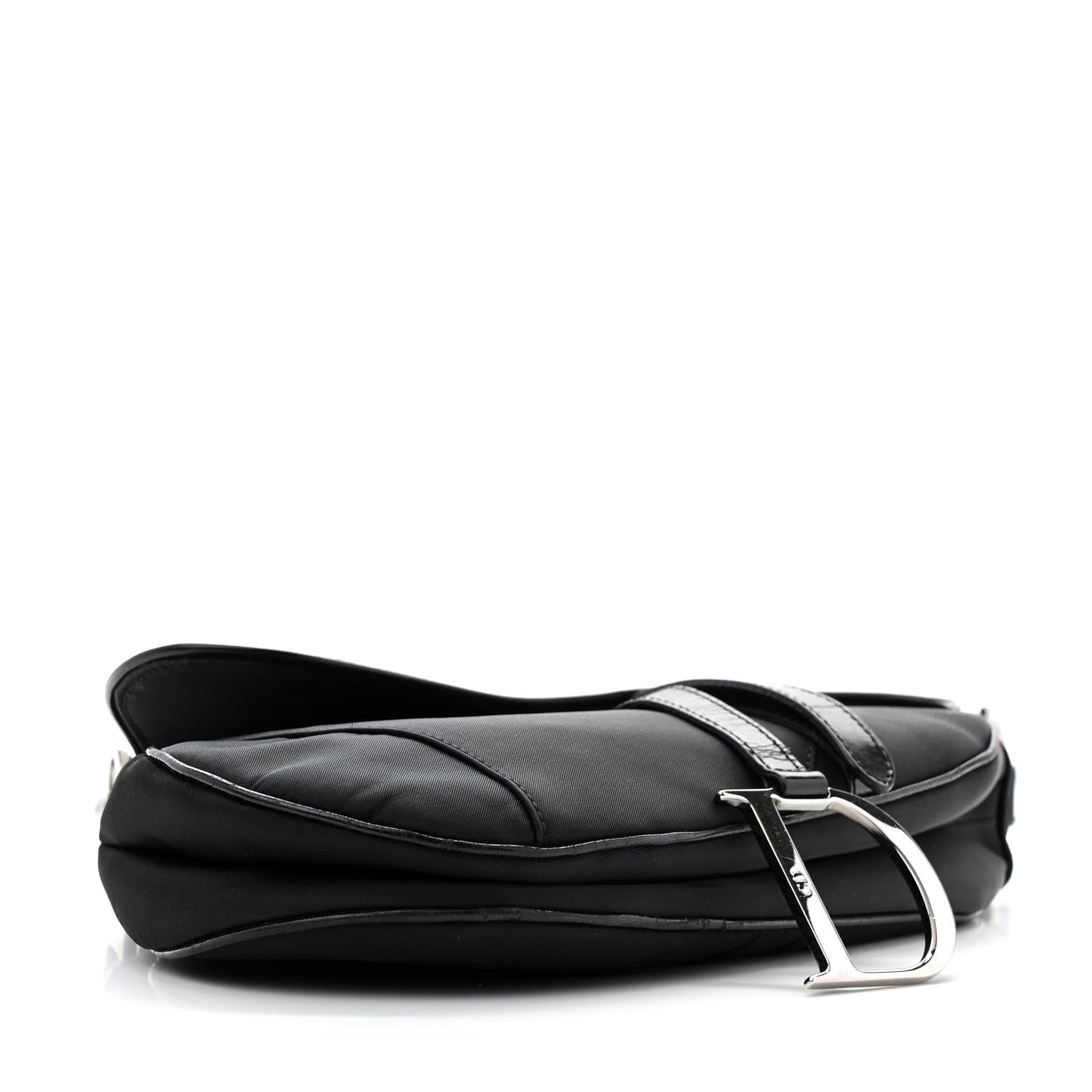 Nylon Saddle Bag Black