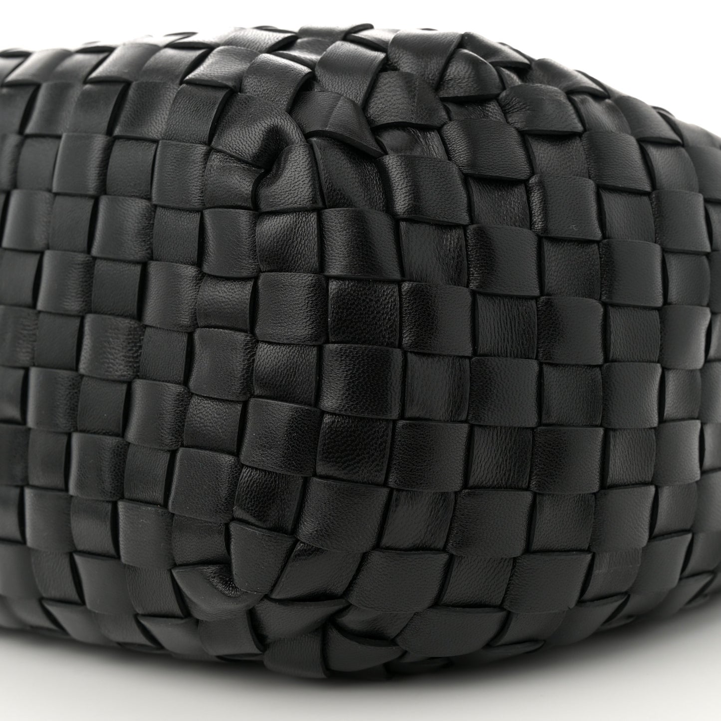 Nappa Intrecciato Hobo Black