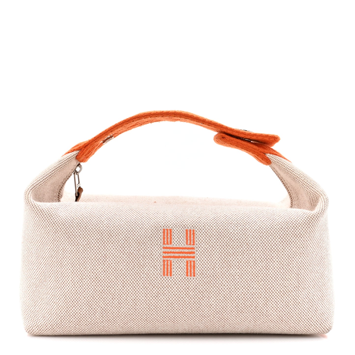 Canvas Small Bride-A-Brac Pouch Natural Orange