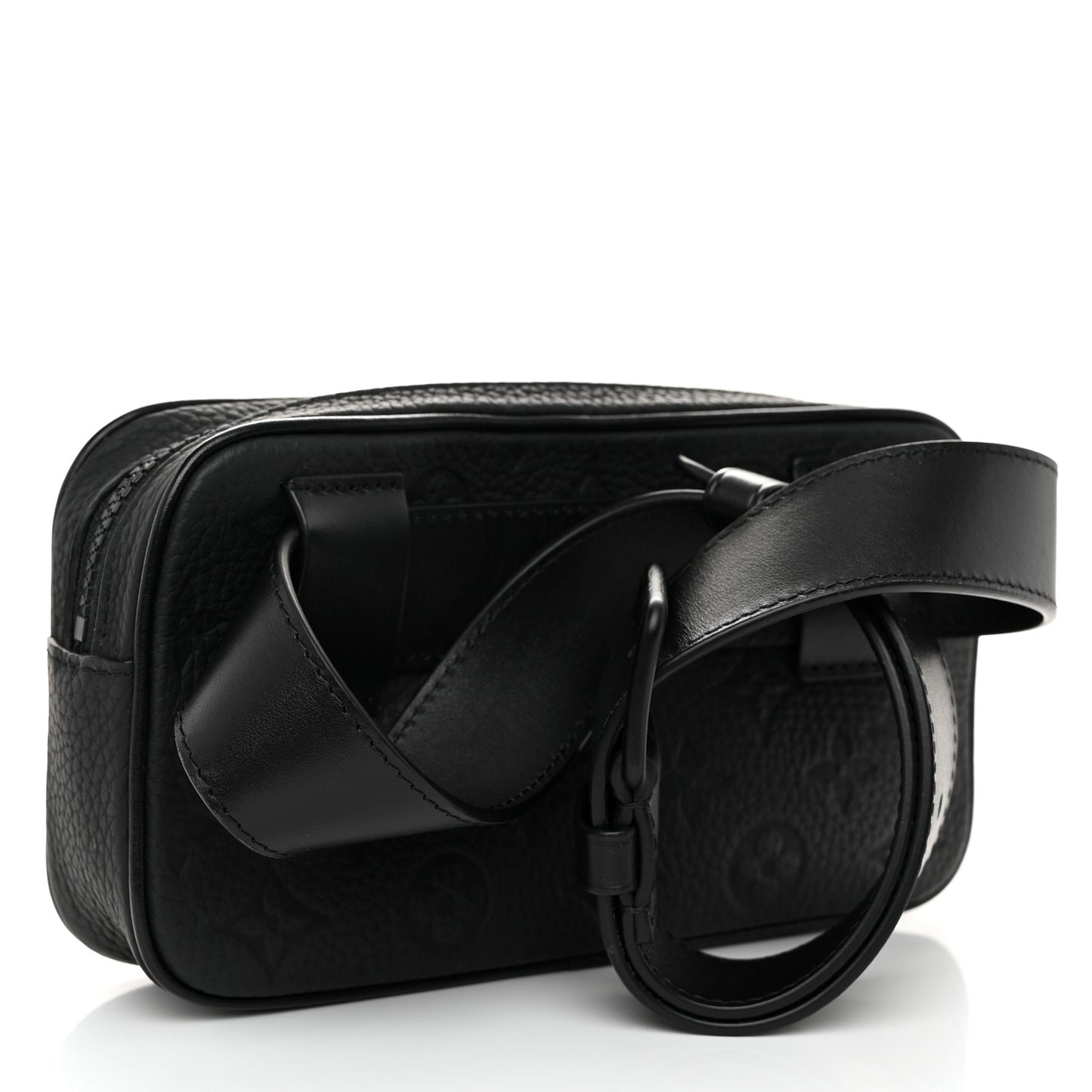 Taurillon Monogram Uniformes Solar Ray Soft Pochette Volga Belt Bag Black