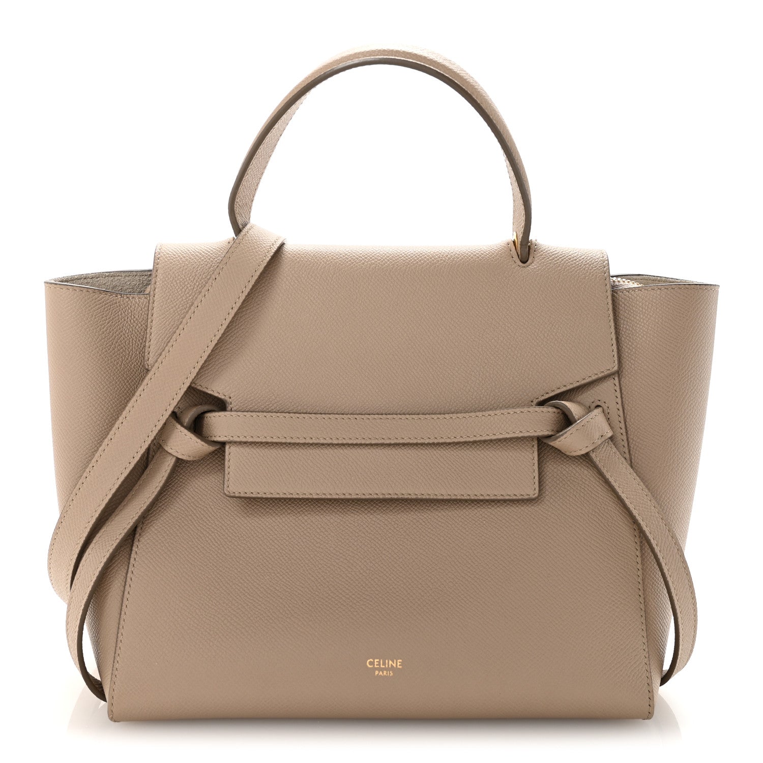 Celine Grained Calfskin Micro Belt Bag Light Taupe 1782281