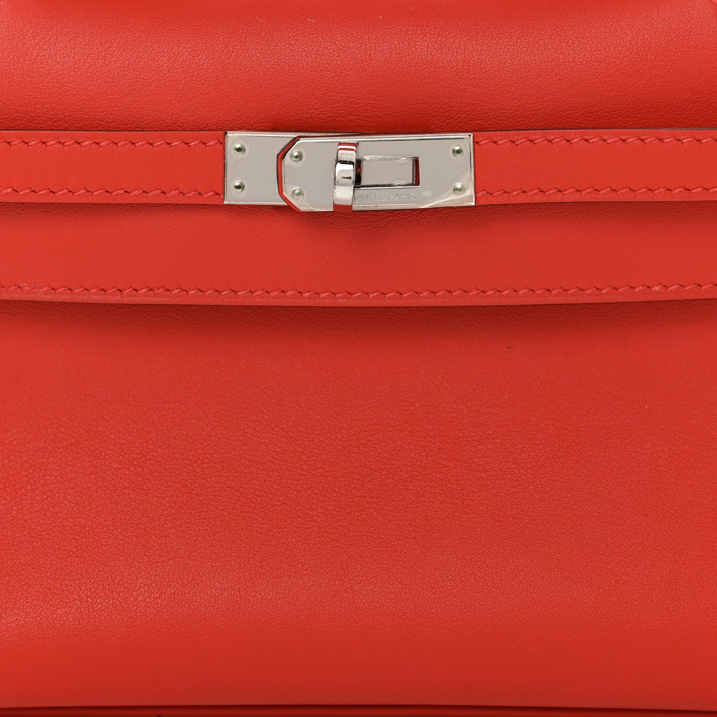 Swift Kelly Pochette Clutch Rouge Tomate