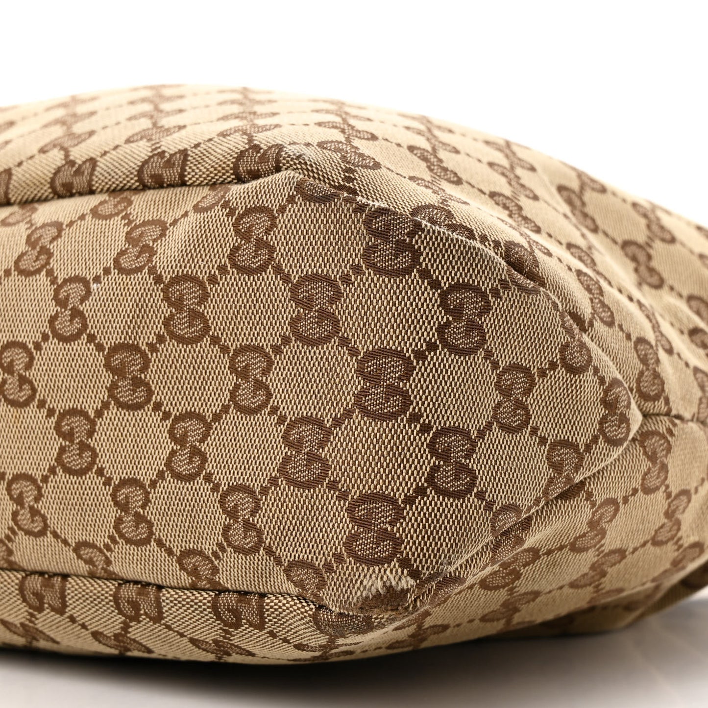 Monogram Medium Horsebit Chain Hobo Dark Brown